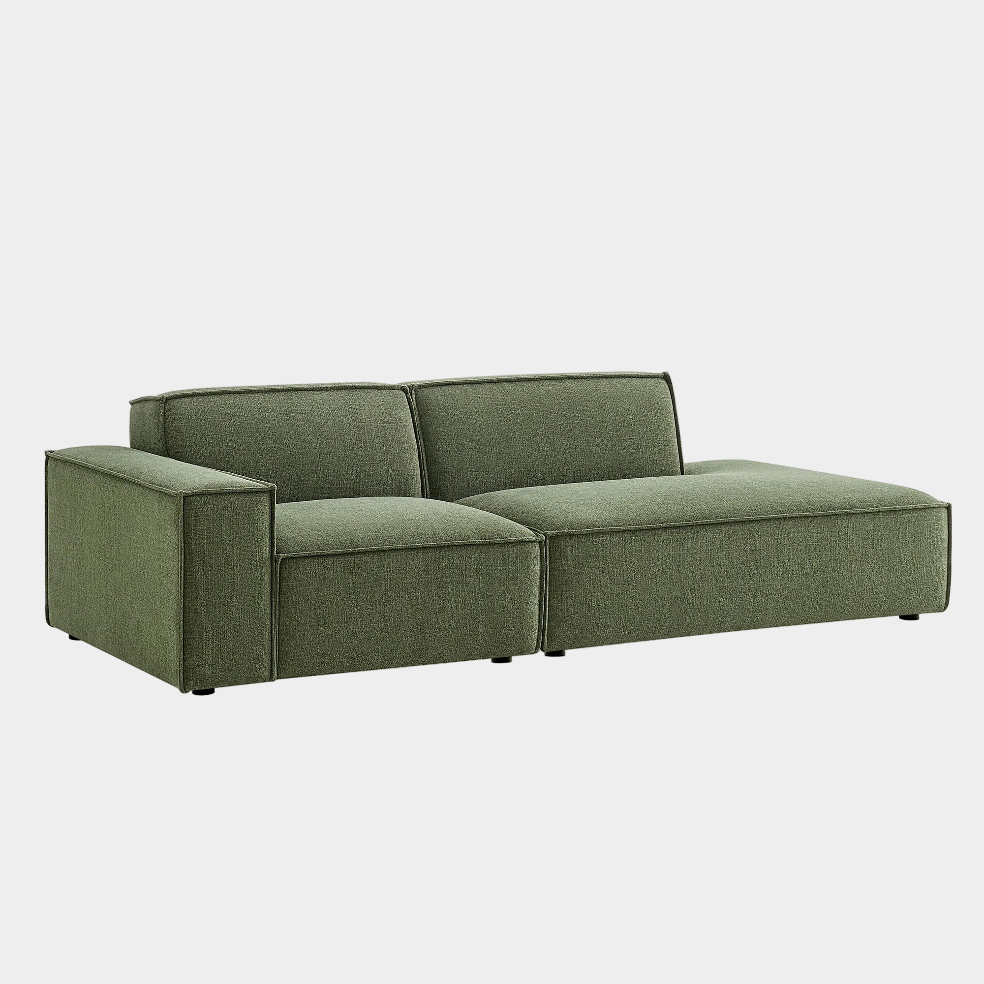Restore 2-Piece Performance Fabric Upholstered Modular Loveseat