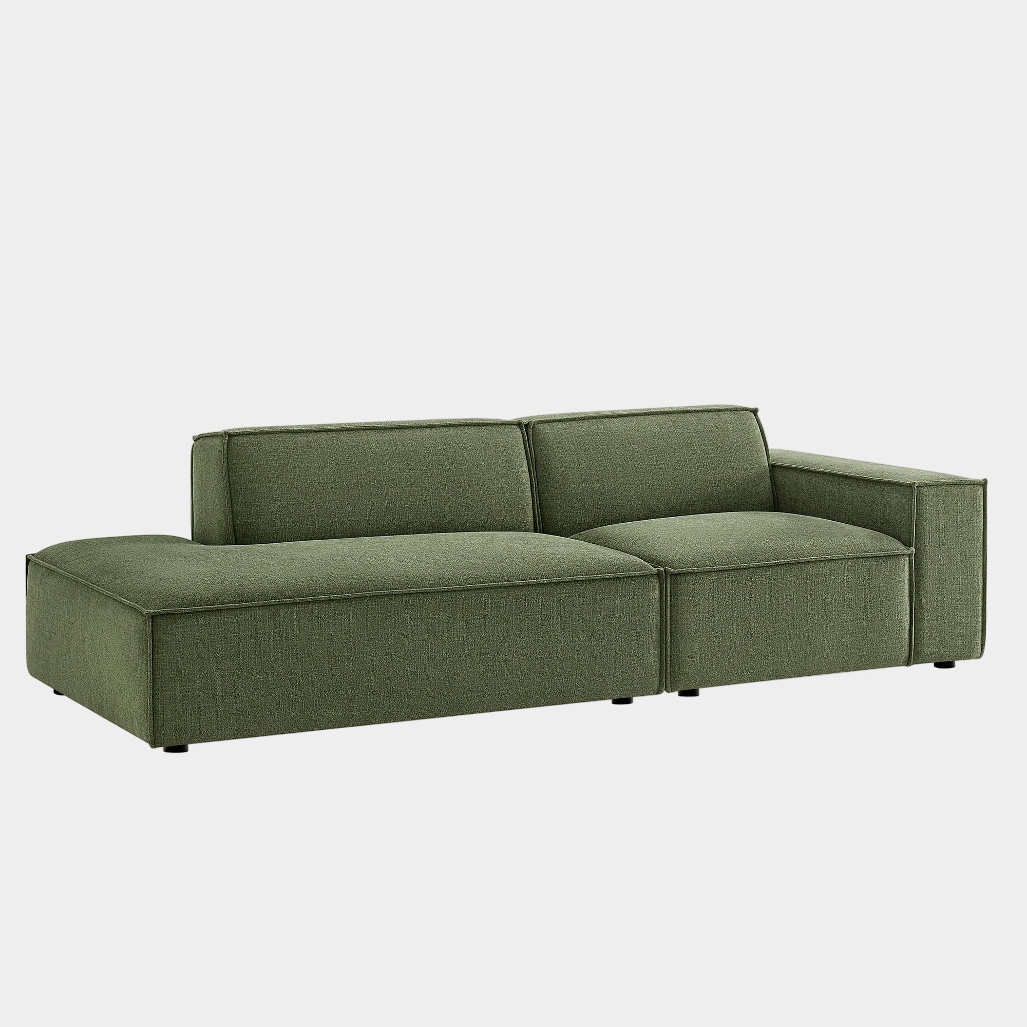 Restore 2-Piece Performance Fabric Upholstered Modular Loveseat
