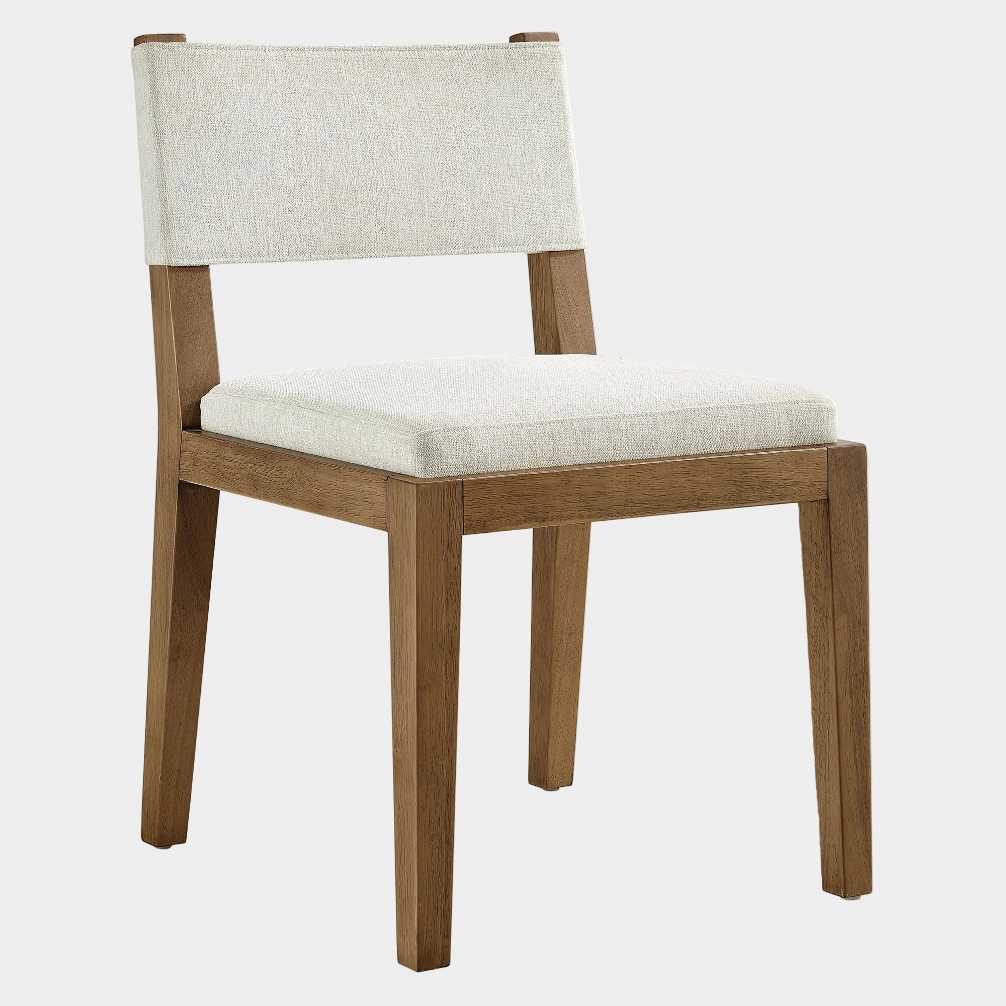 Calder Fabric Upholstered Wood Armless Dining Chair