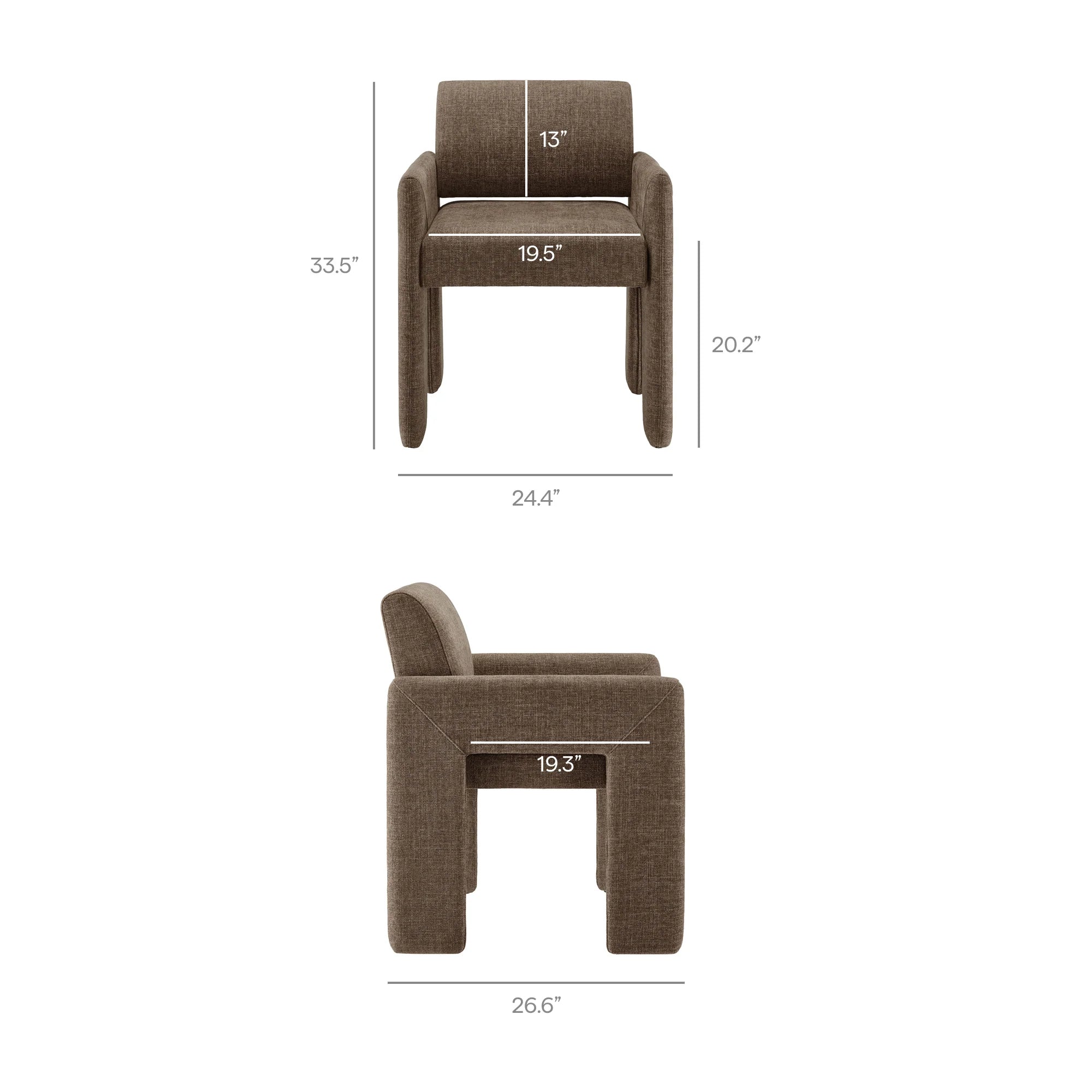 Daven Fabric Upholstered Dining Chair