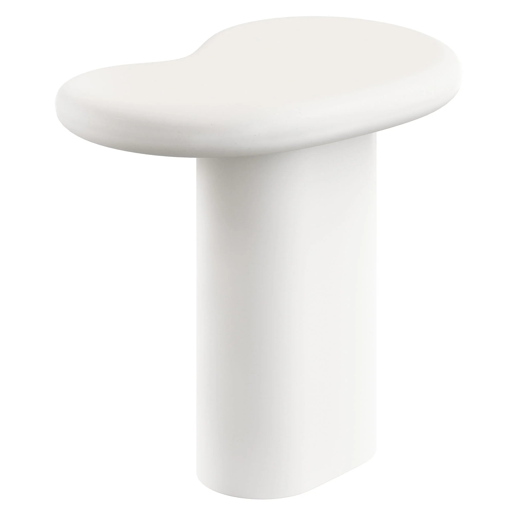 Elowen Outdoor Side Table in White