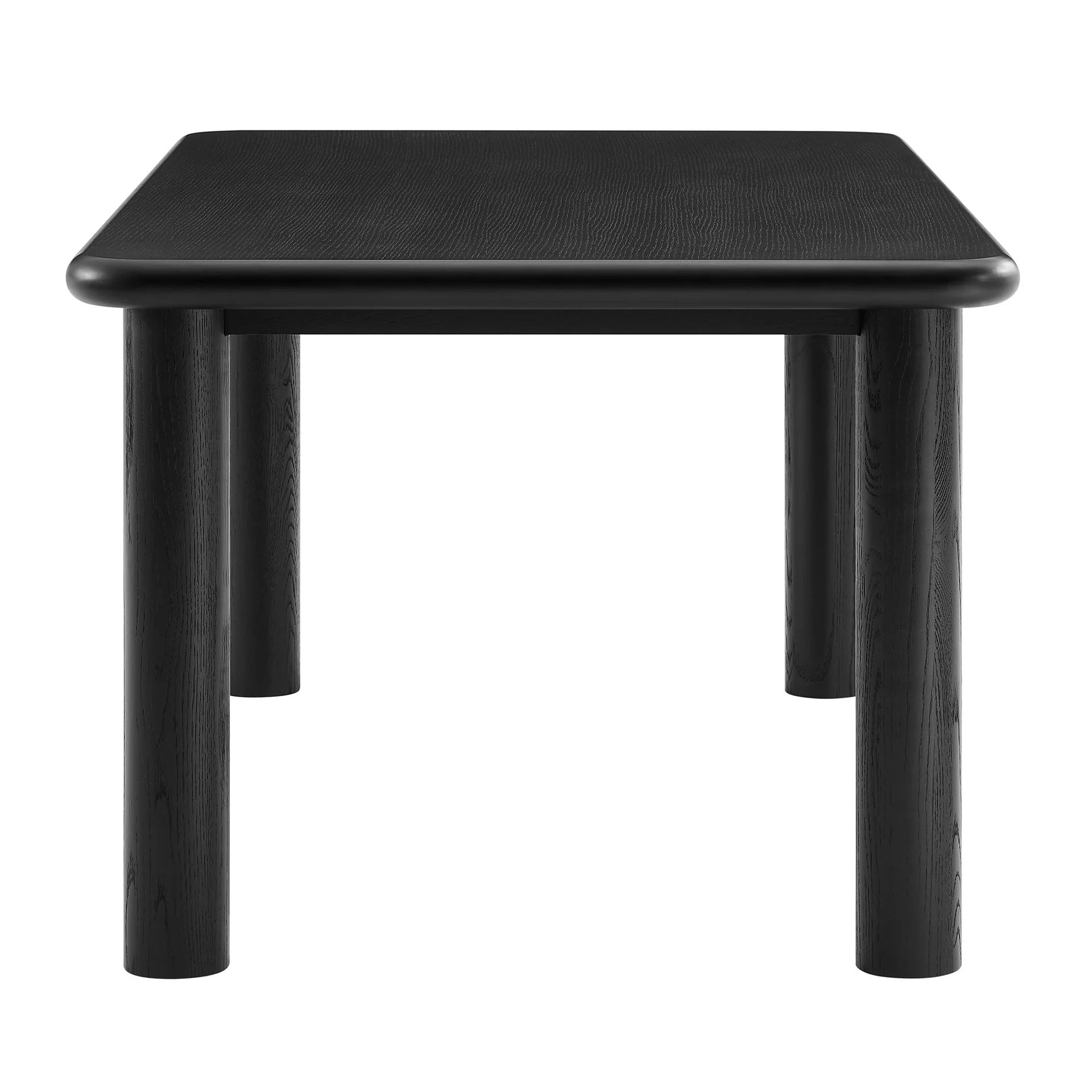 Alvia 72" Rectangular Oak Wood Dining Table