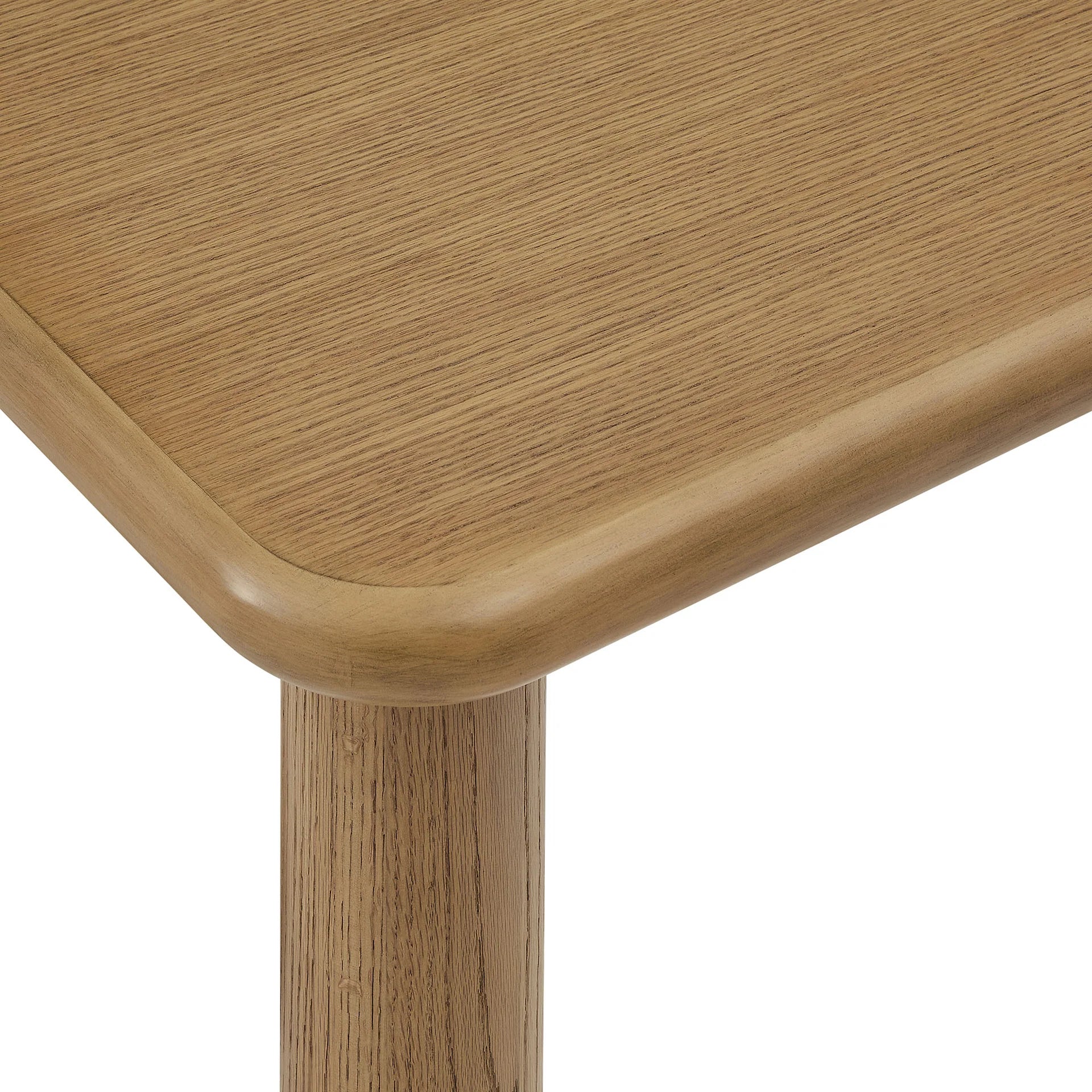Alvia 72" Rectangular Oak Wood Dining Table