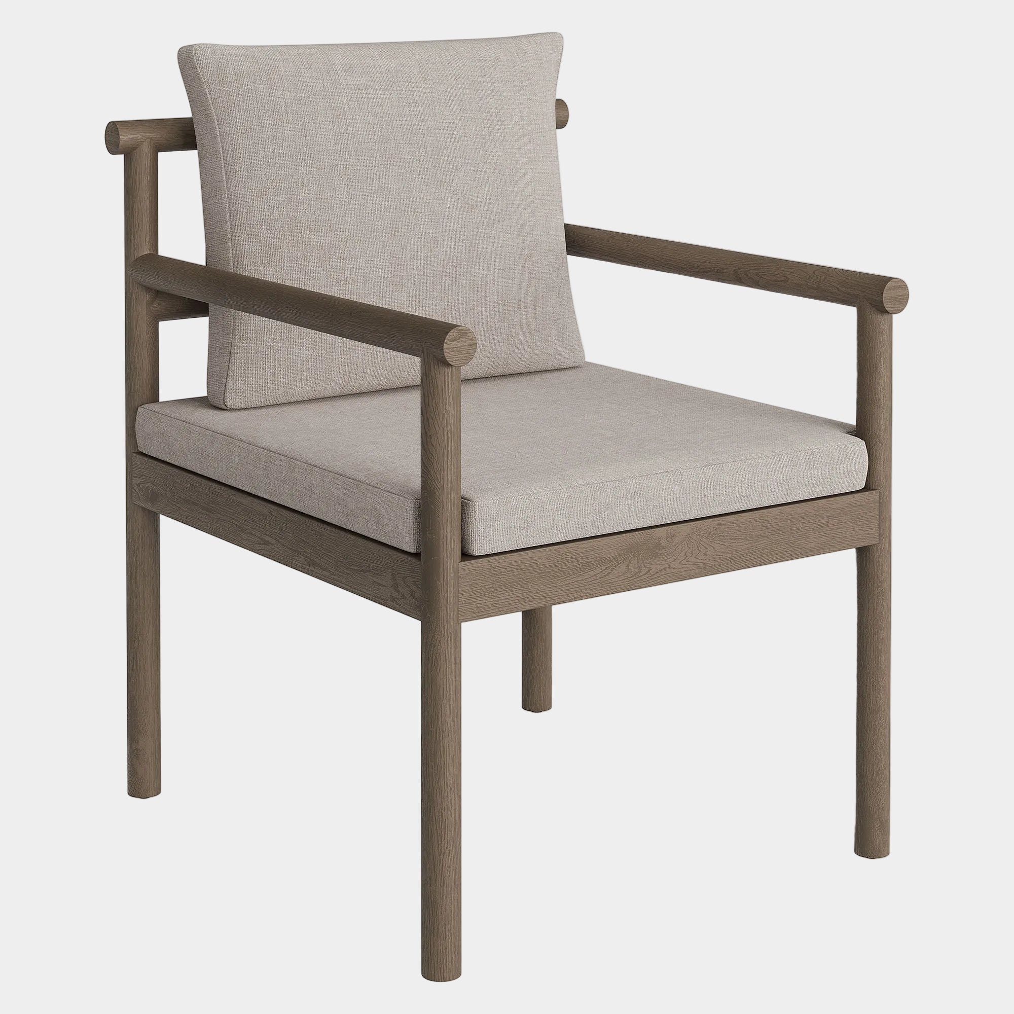 Eleni Outdoor Patio Teak Wood Rope Dining Chair