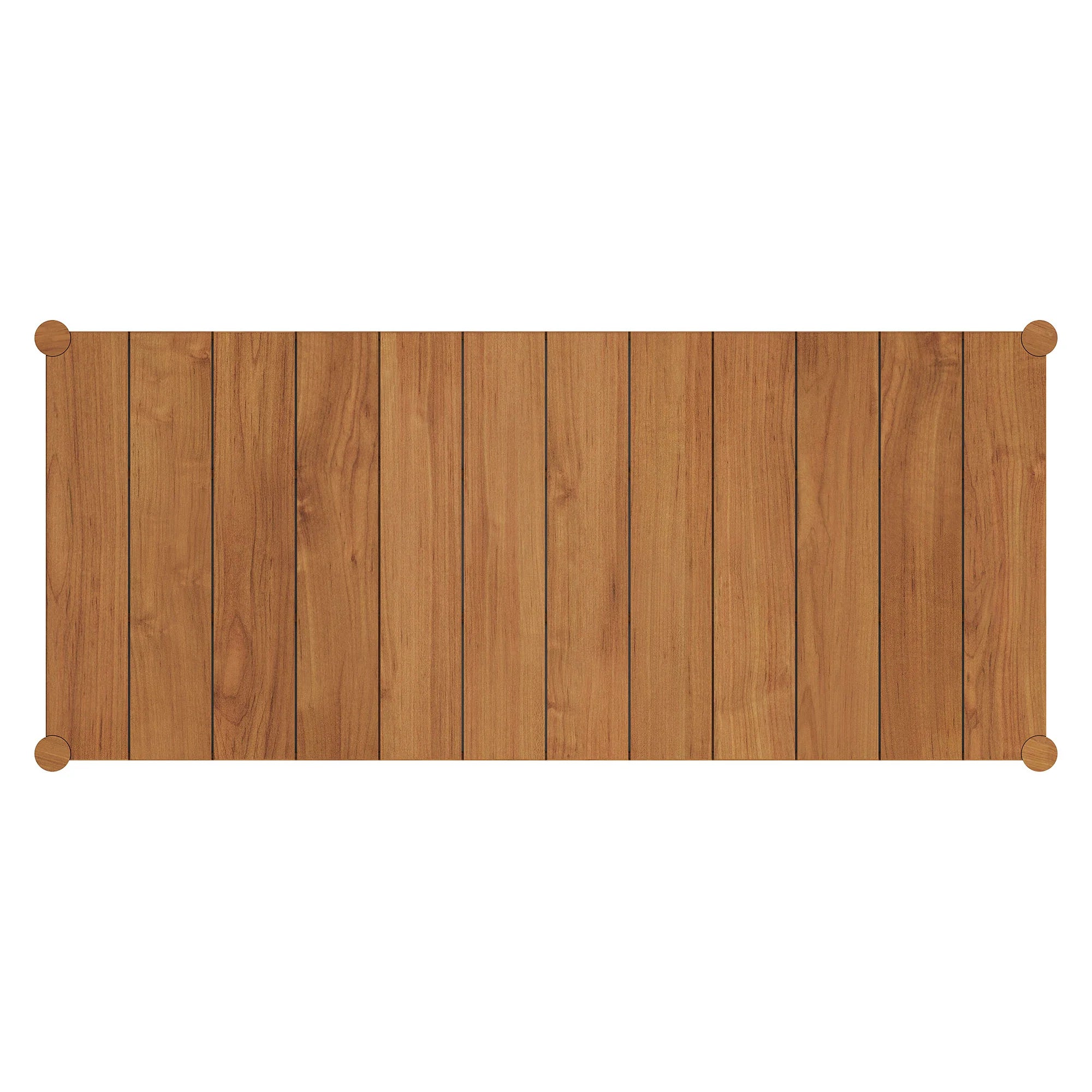 Eleni 89-Inch Outdoor Patio Teak Wood Dining Table