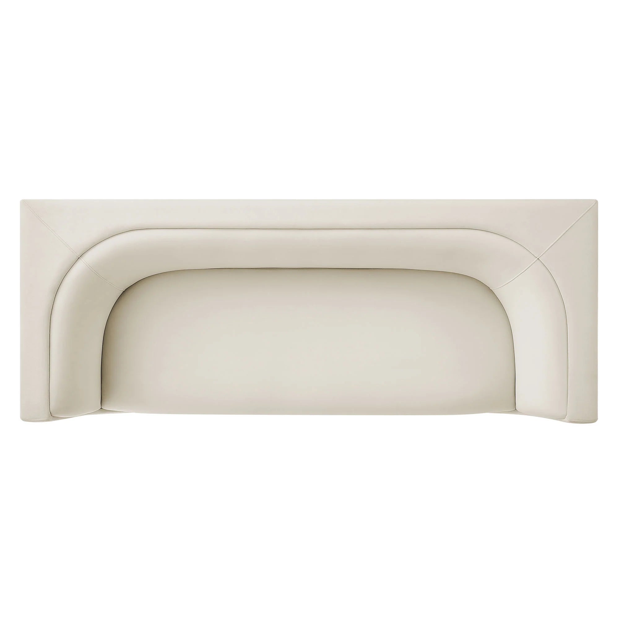 Hilda 86" Curved Back Performance Velvet Sofa
