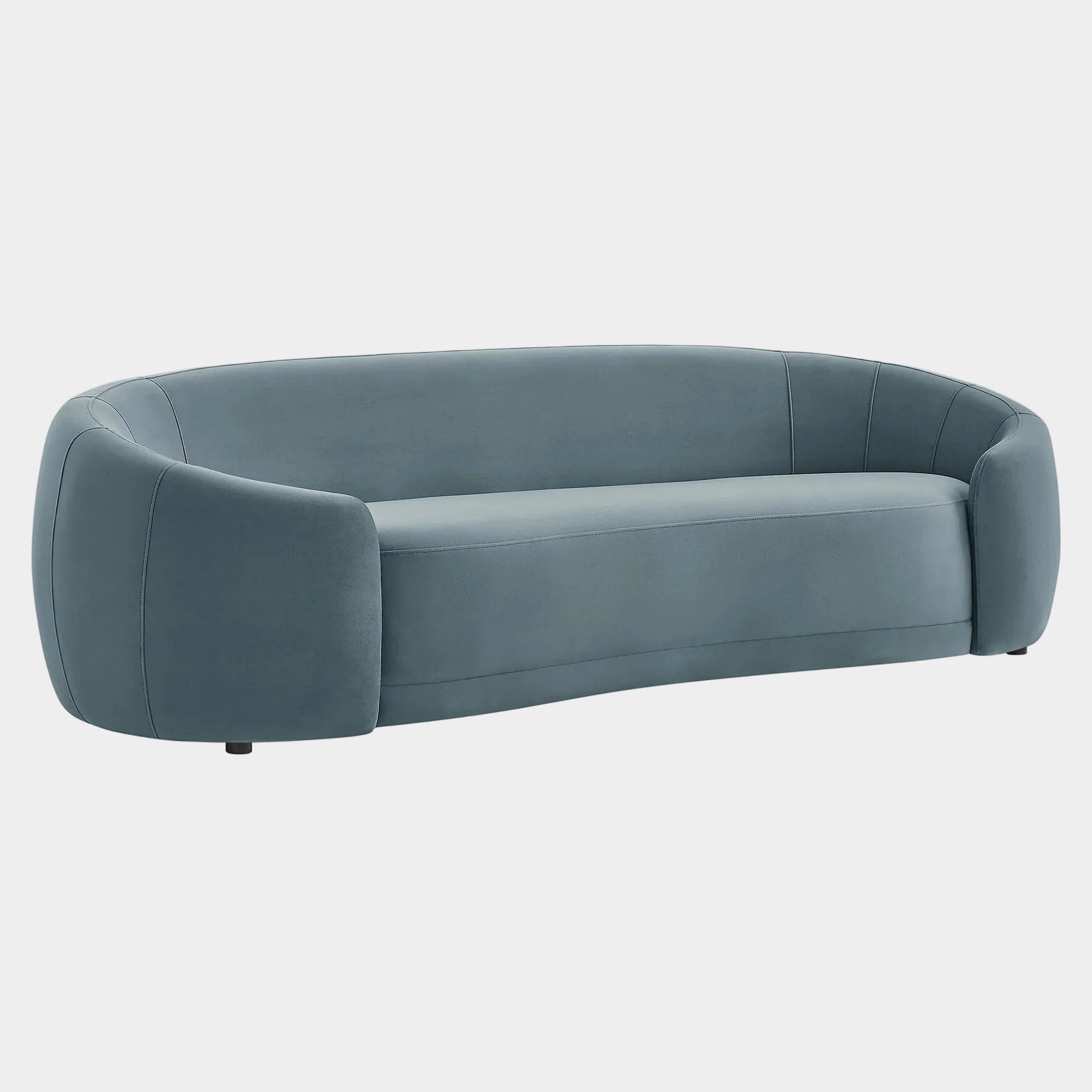 Contessa Curved Performance Velvet Sofa