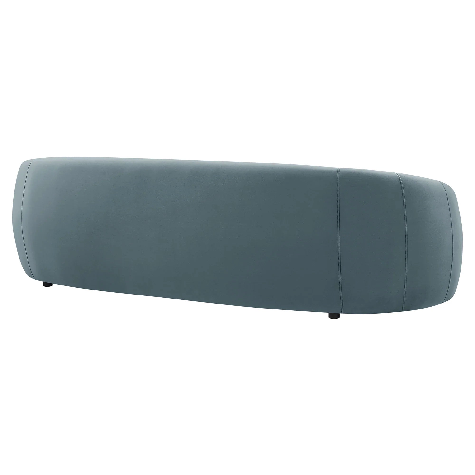 Contessa Curved Performance Velvet Sofa