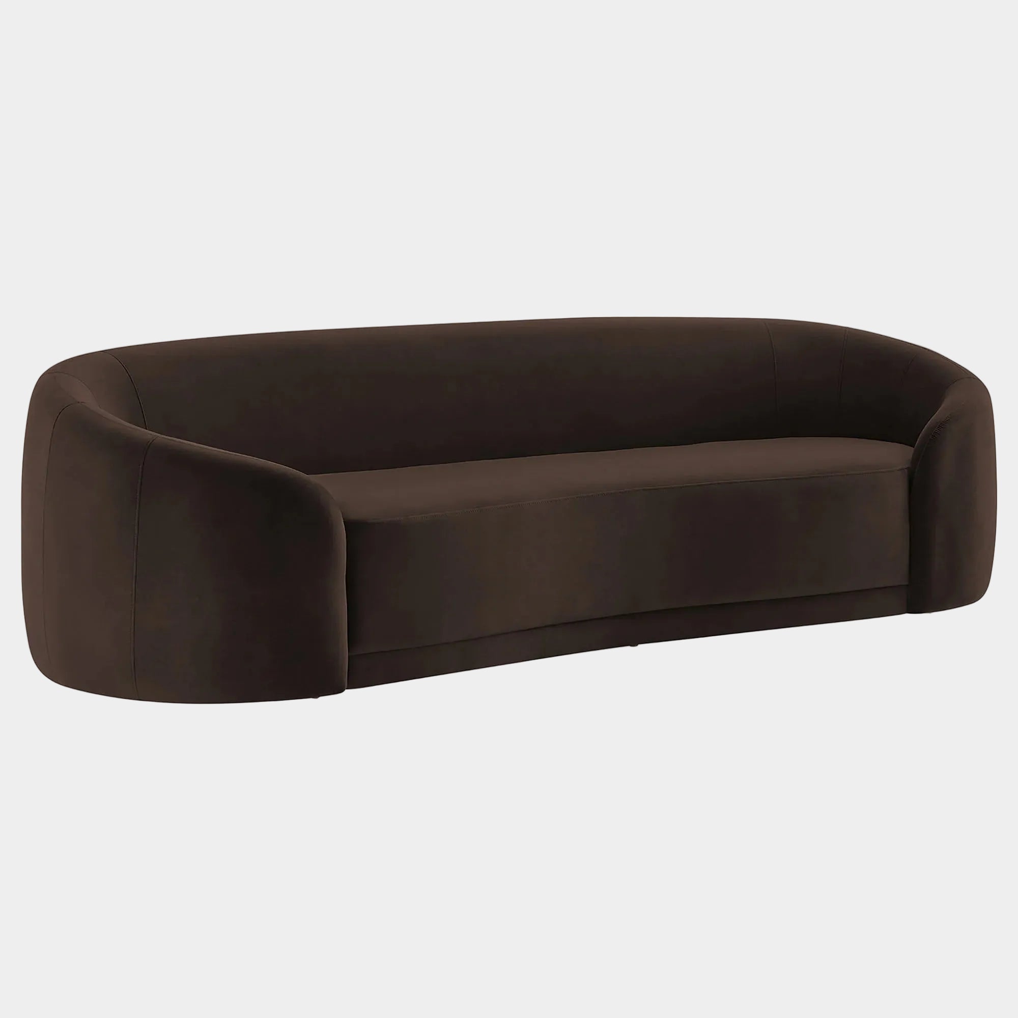 Contessa Curved Performance Velvet Sofa