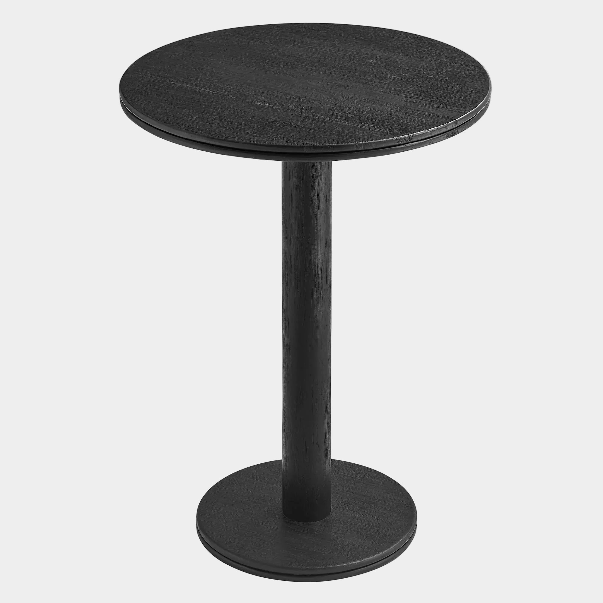 Neo 31 Inch Round Indoor - Outdoor Patio Wood Bar Table