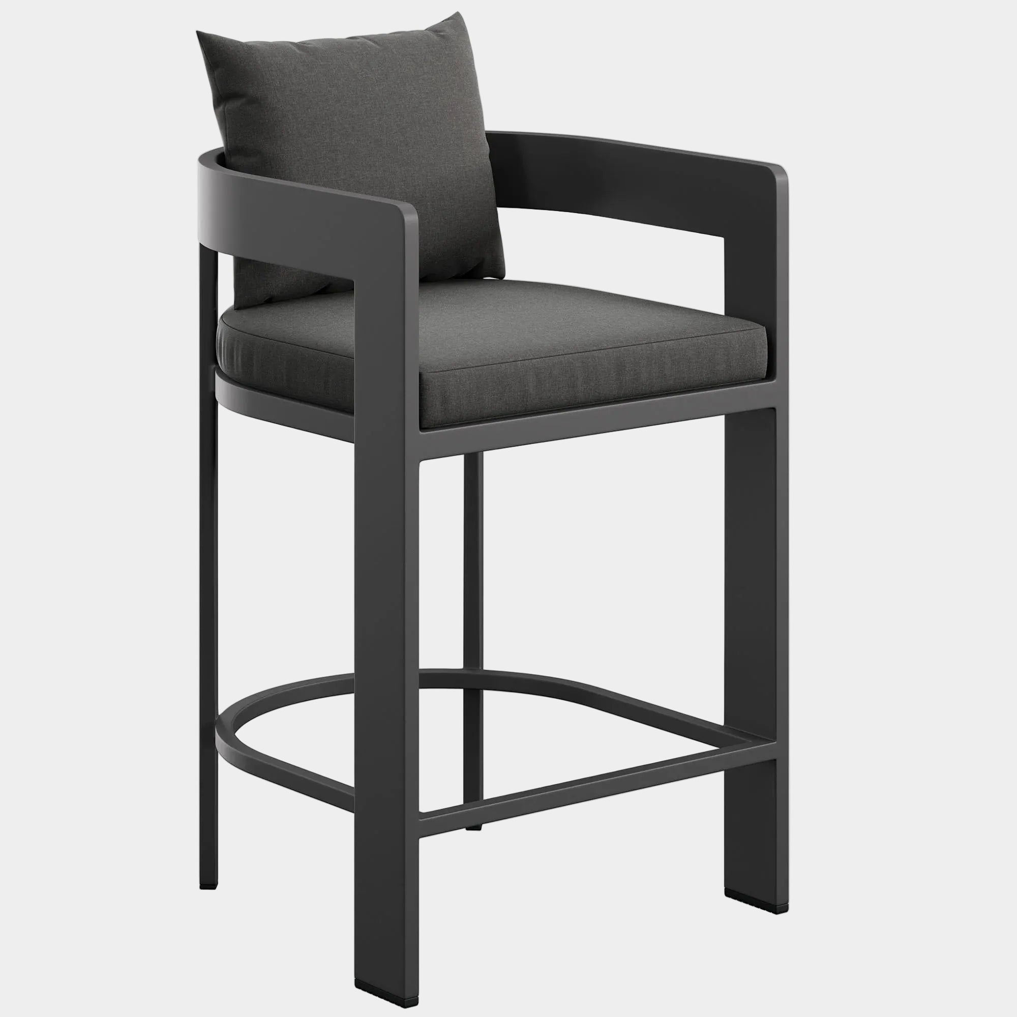 Tahoe Outdoor Patio Aluminum Counter Stool
