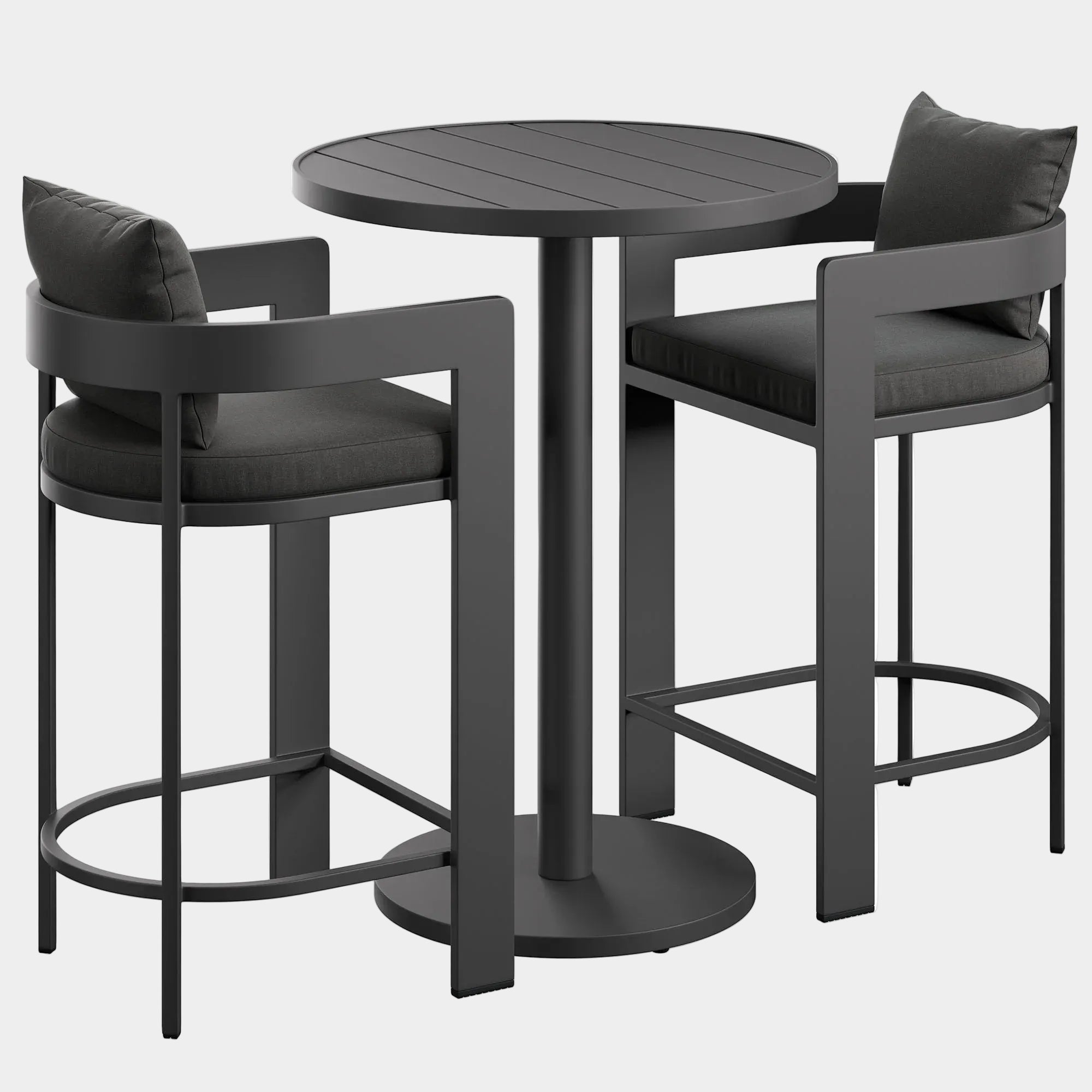 Tahoe 3-Piece Outdoor Aluminum Bar Set