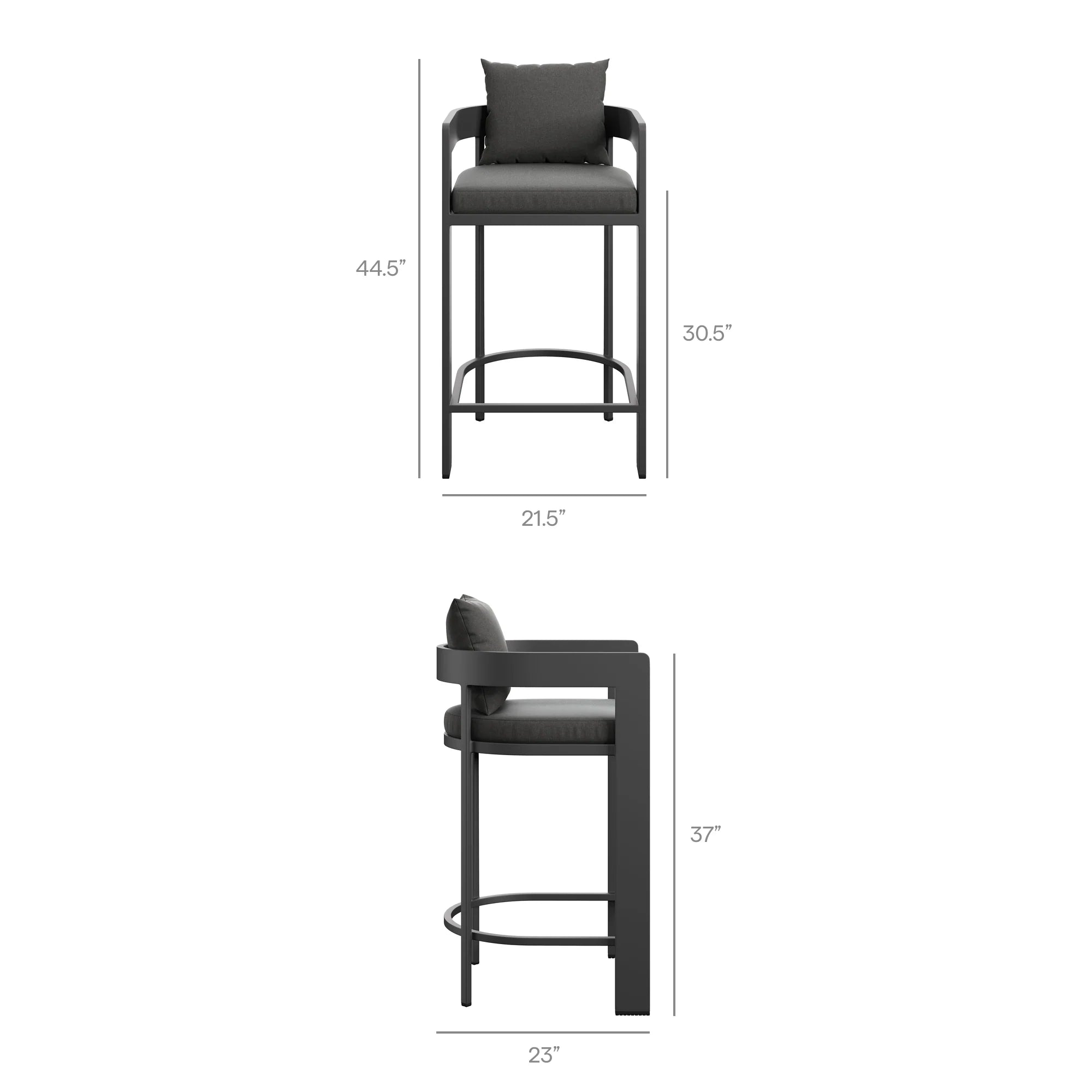 Tahoe 5-Piece Outdoor Bar Table Set