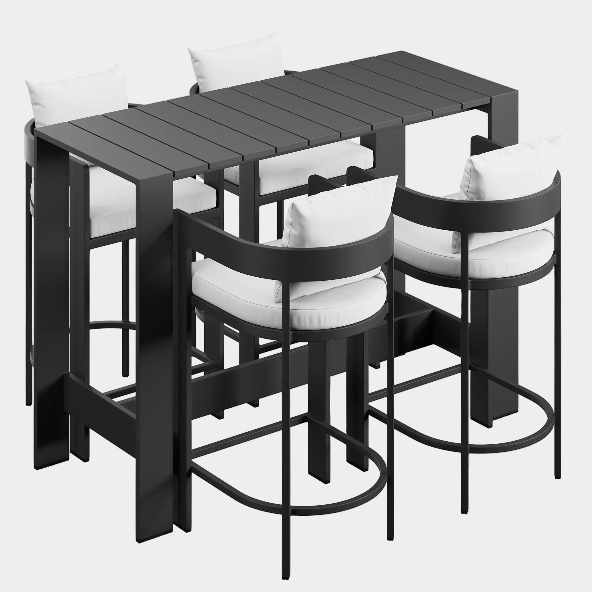 Tahoe 5-Piece Outdoor Bar Table Set