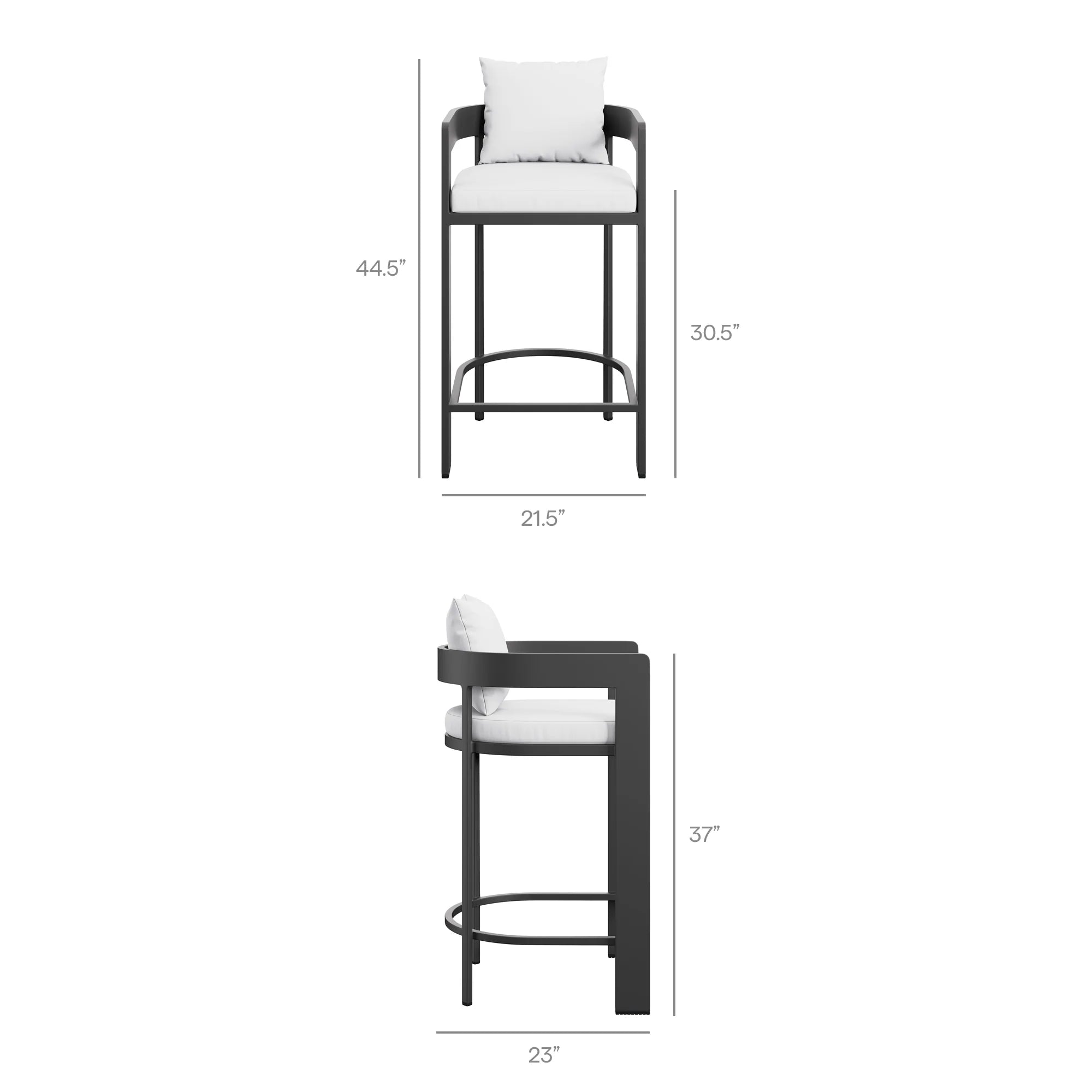 Tahoe 5-Piece Outdoor Bar Table Set