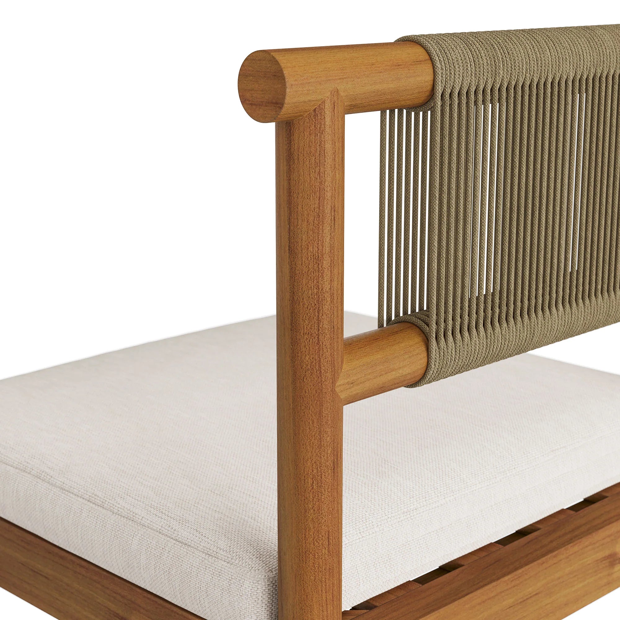 Eleni Outdoor Teak Wood Bar Stools Set of 2