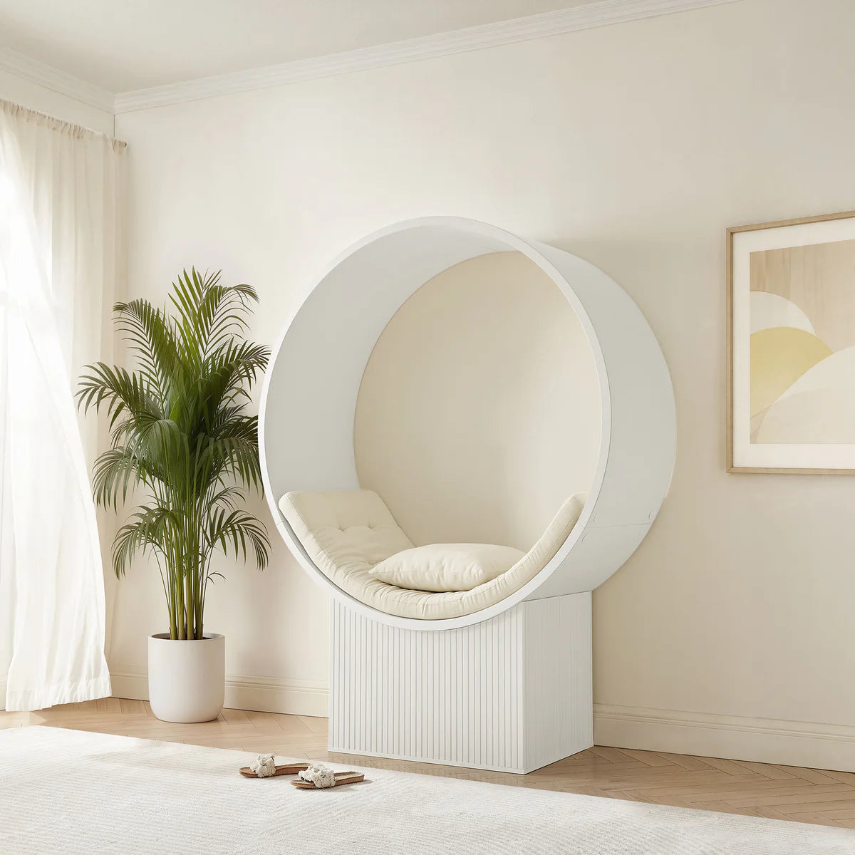 Aperture Round Alcove Accent Chair