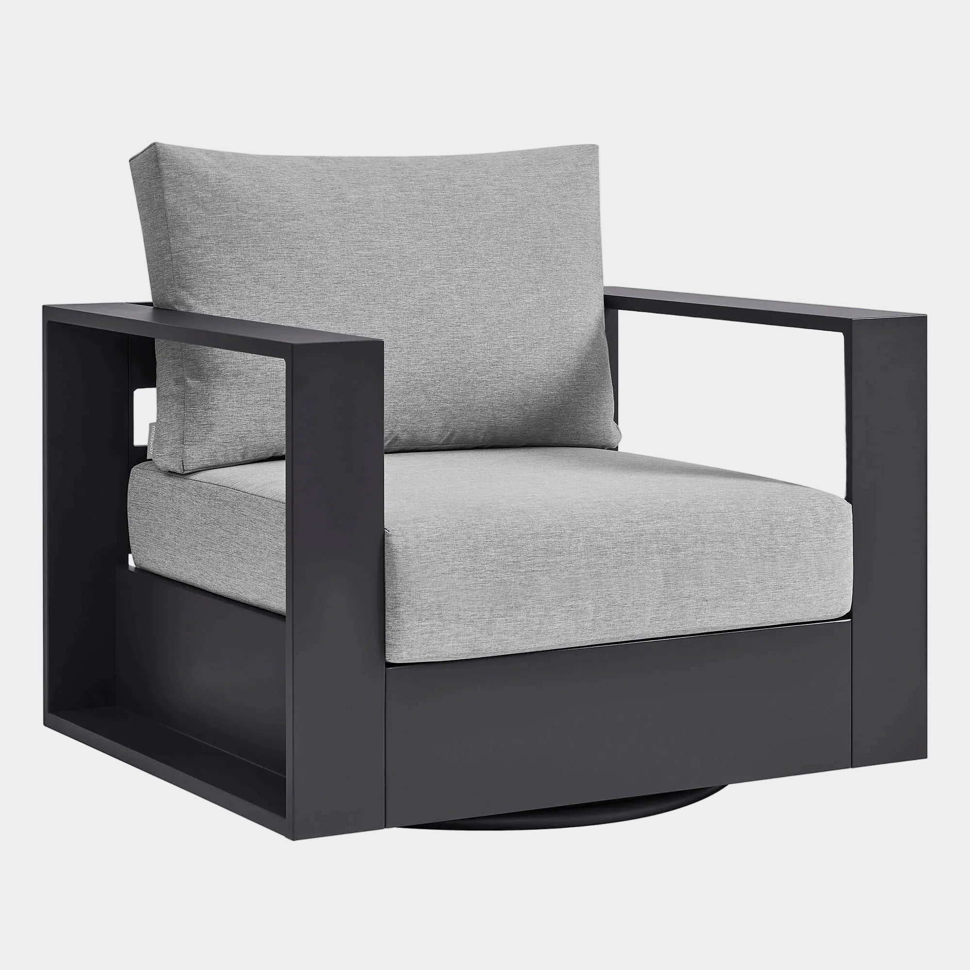 Tahoe Outdoor Powder-Coated Aluminum Swivel Armchair
