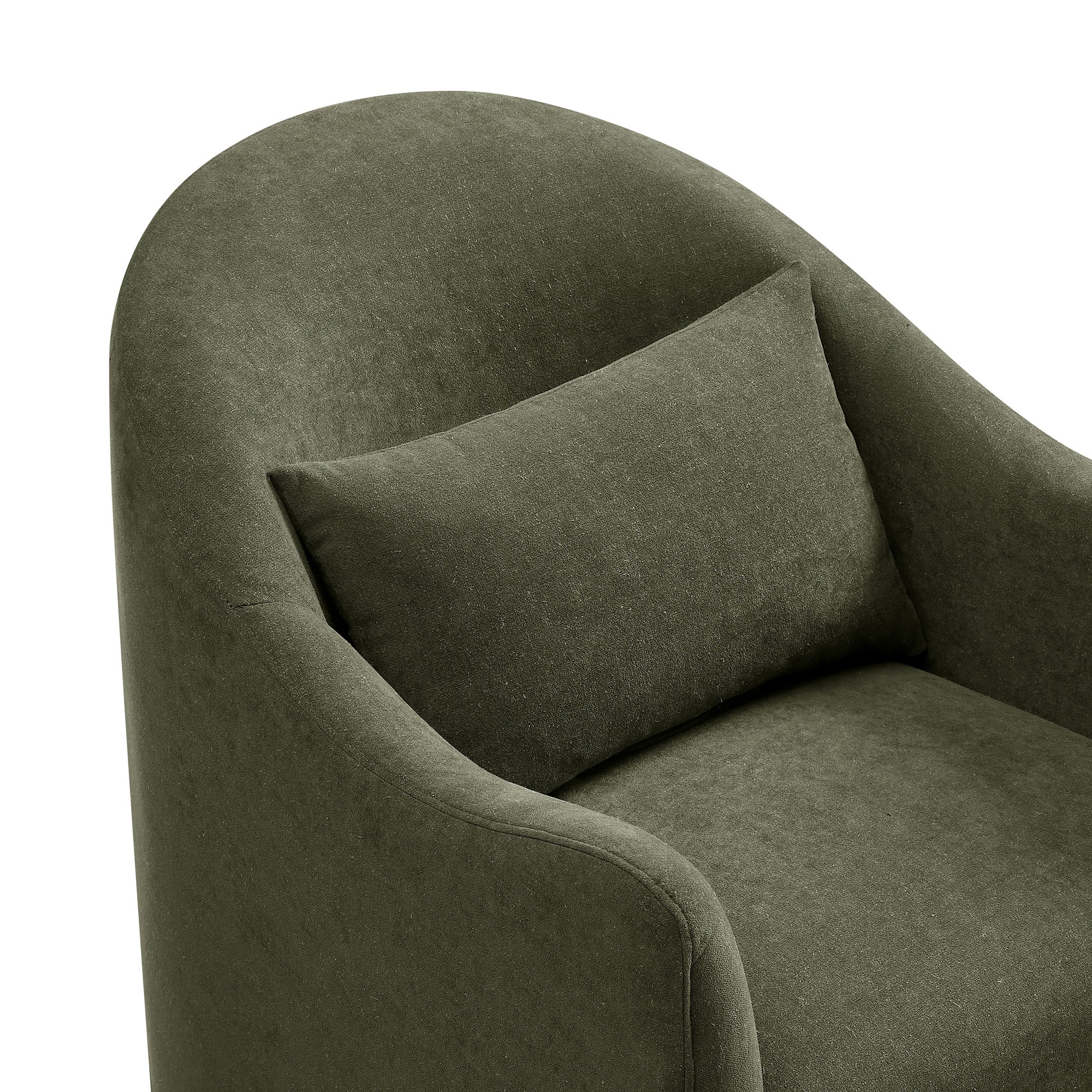 Bardot Slipcovered Linen Blend Accent Chair