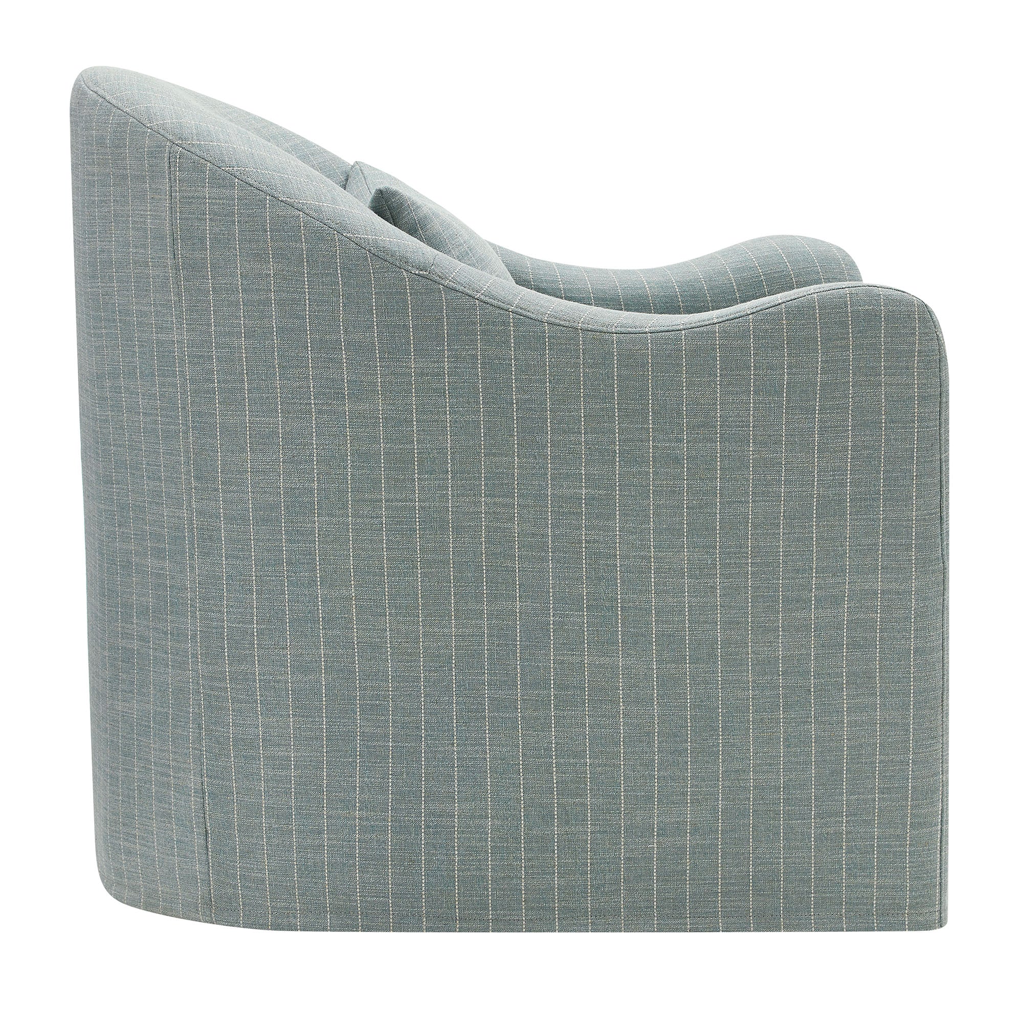 Bardot Slipcovered Striped Accent Chair