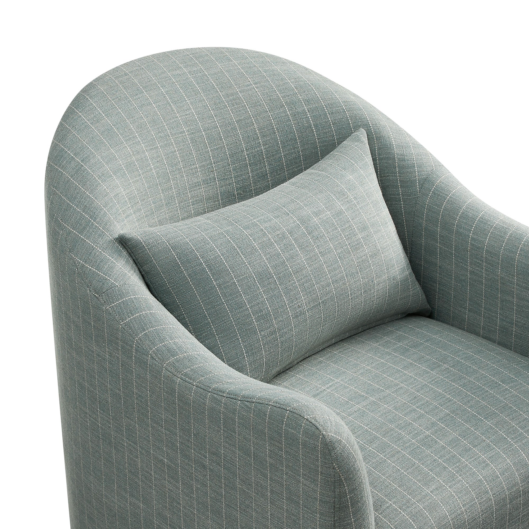 Bardot Slipcovered Striped Accent Chair