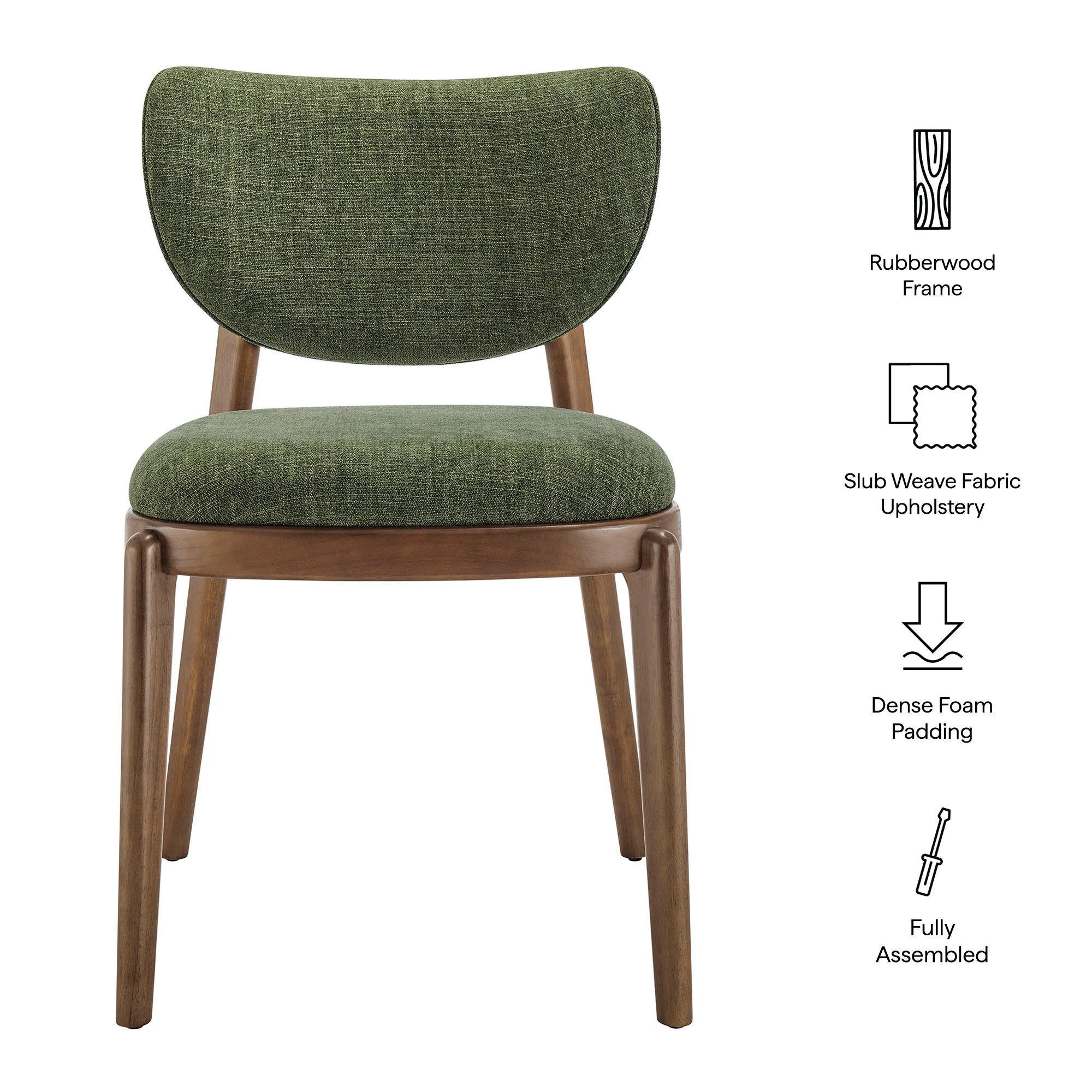 Fenwick Fabric Dining Chairs Set of 2