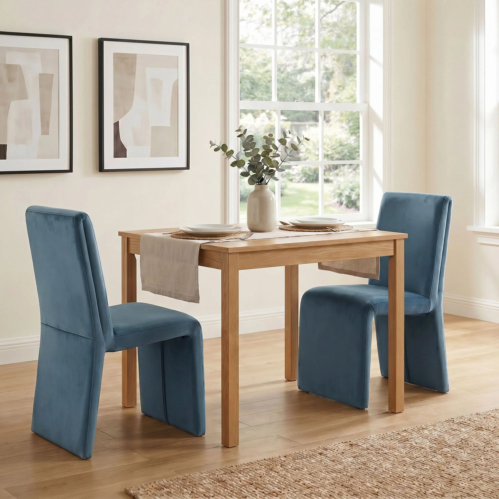 Emory Performance Velvet Dining Side Chair Set of 2