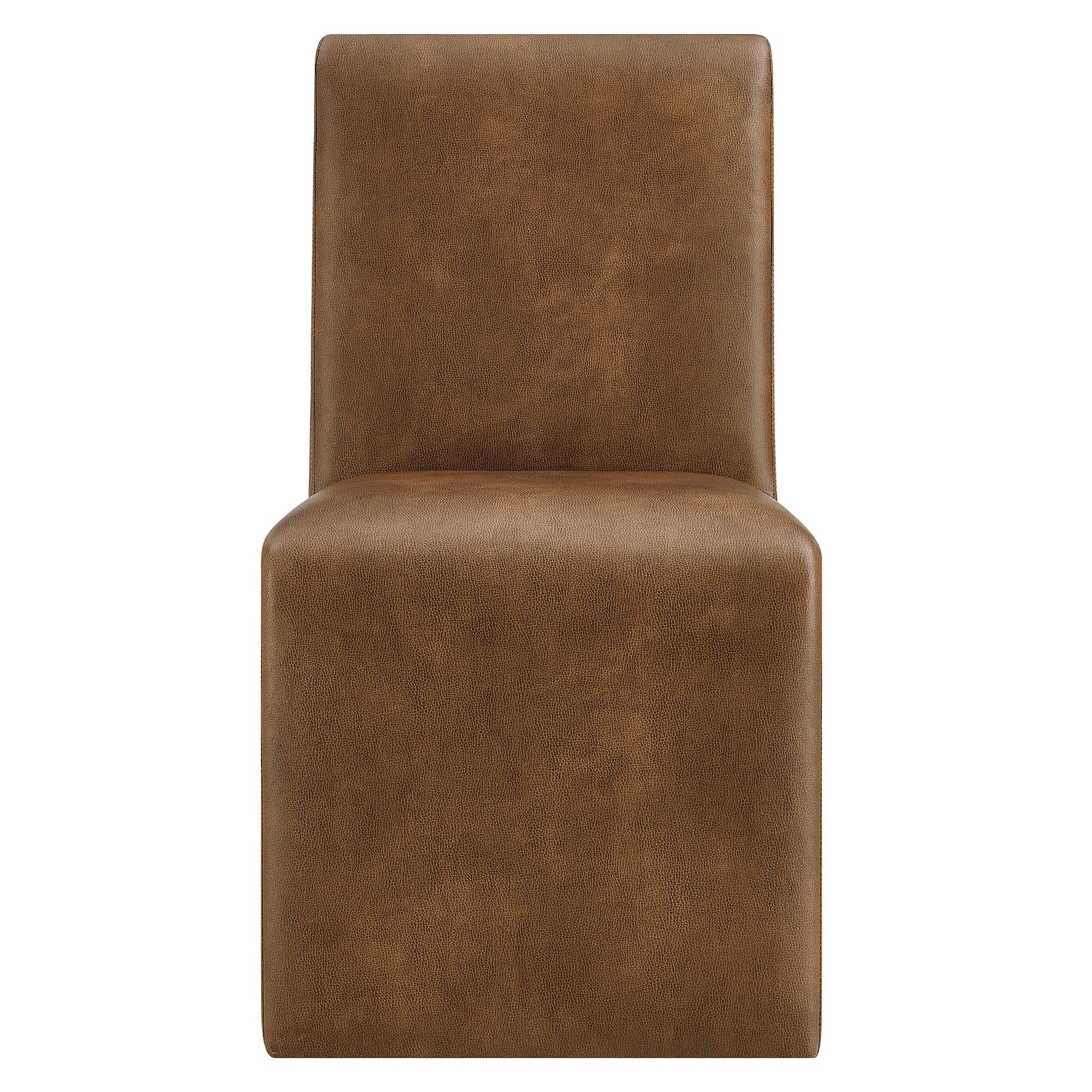 Emory Vegan Leather Dining Side Chair Set of 2