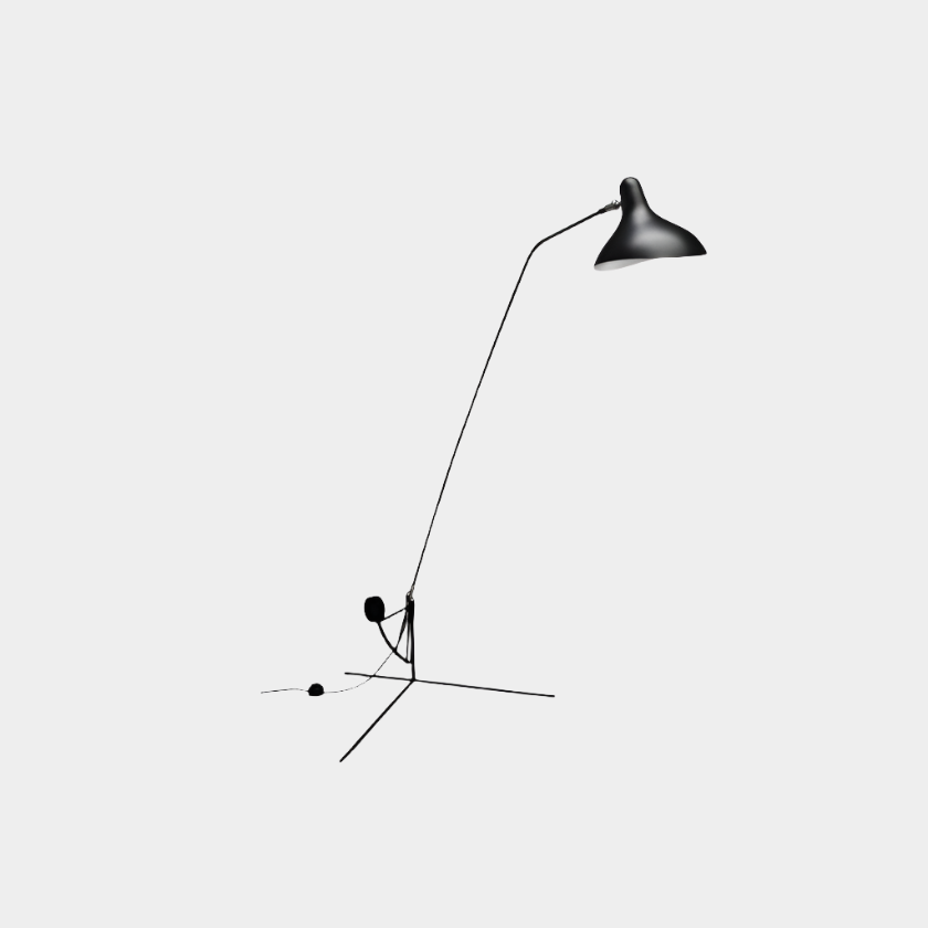 Serge Mouille One-Arm Floor Lamp