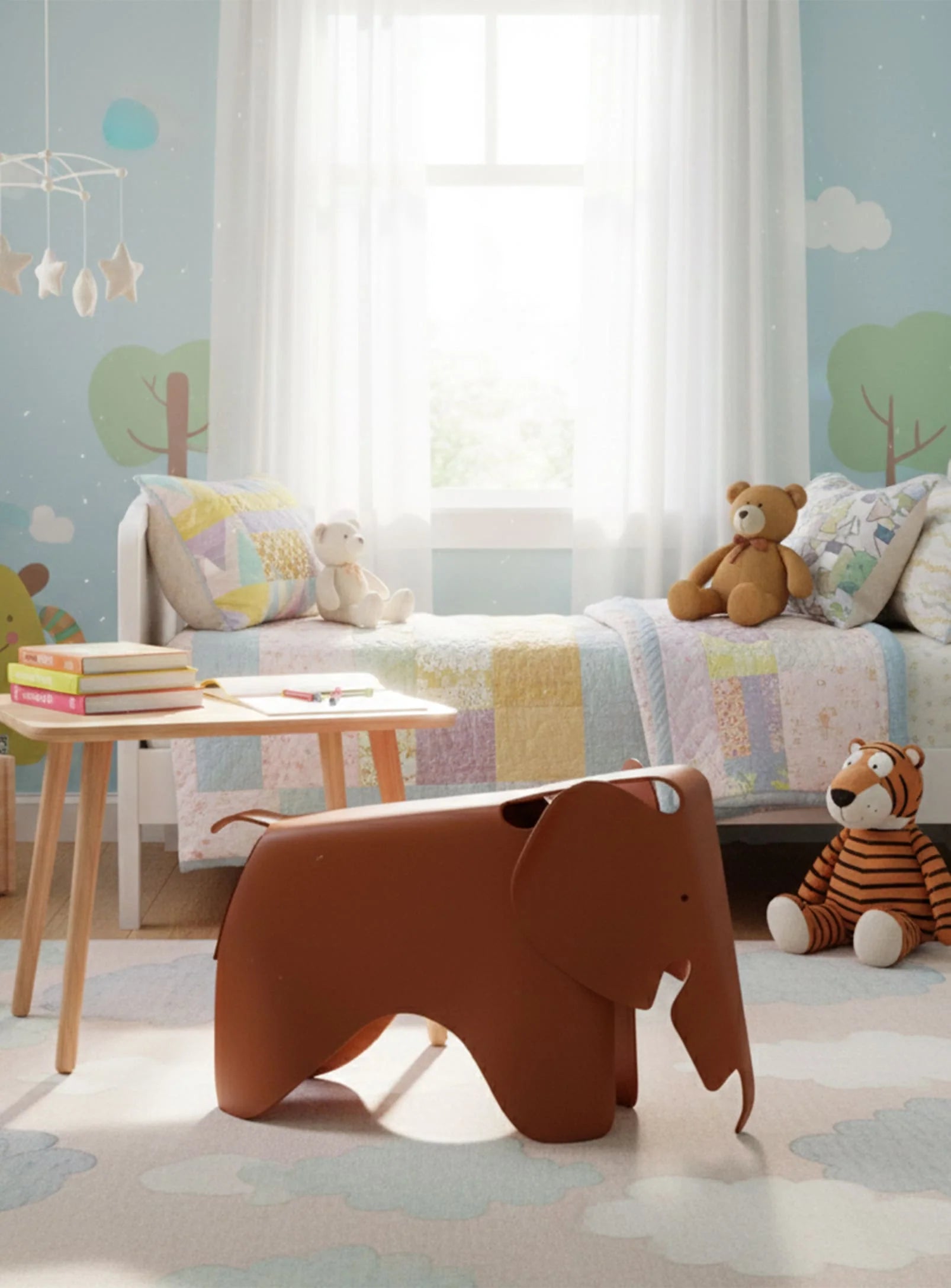 Chaise Eames Mini Elephant (Reproduction) 