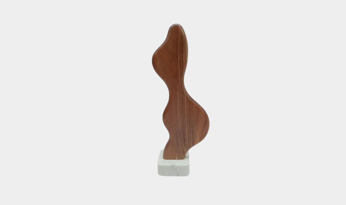 Eon Wood And Marble Sculpture 2