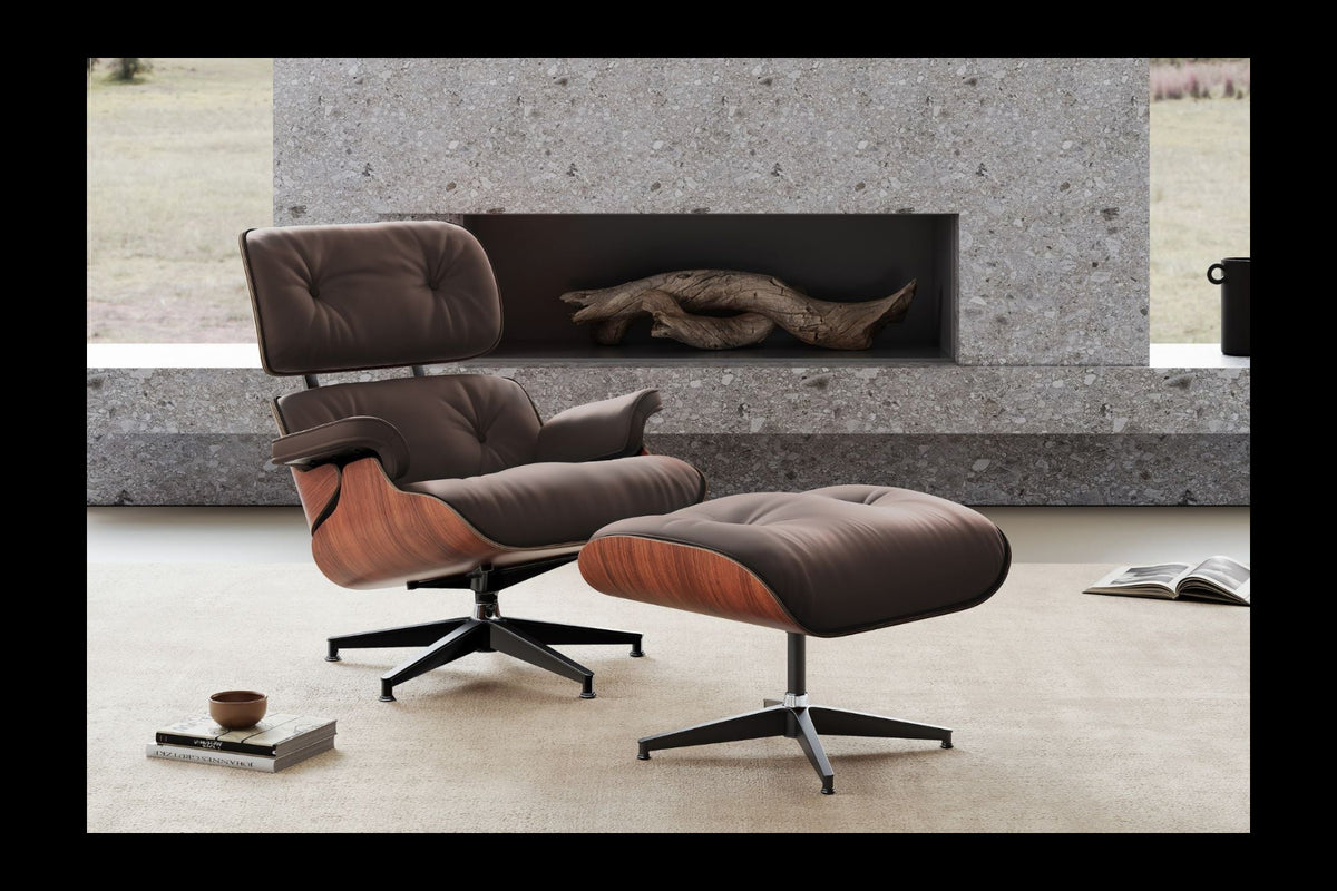 Eames Lounge Chair And Ottoman - Tall Version