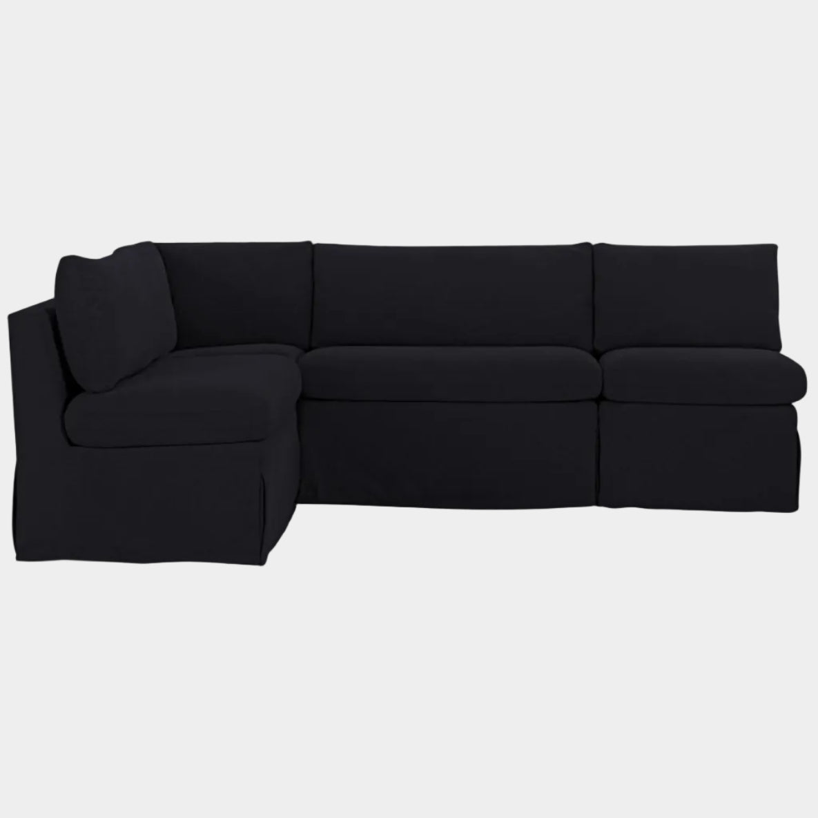 Fable Slipcover Dining Banquette L-Shape 96.0