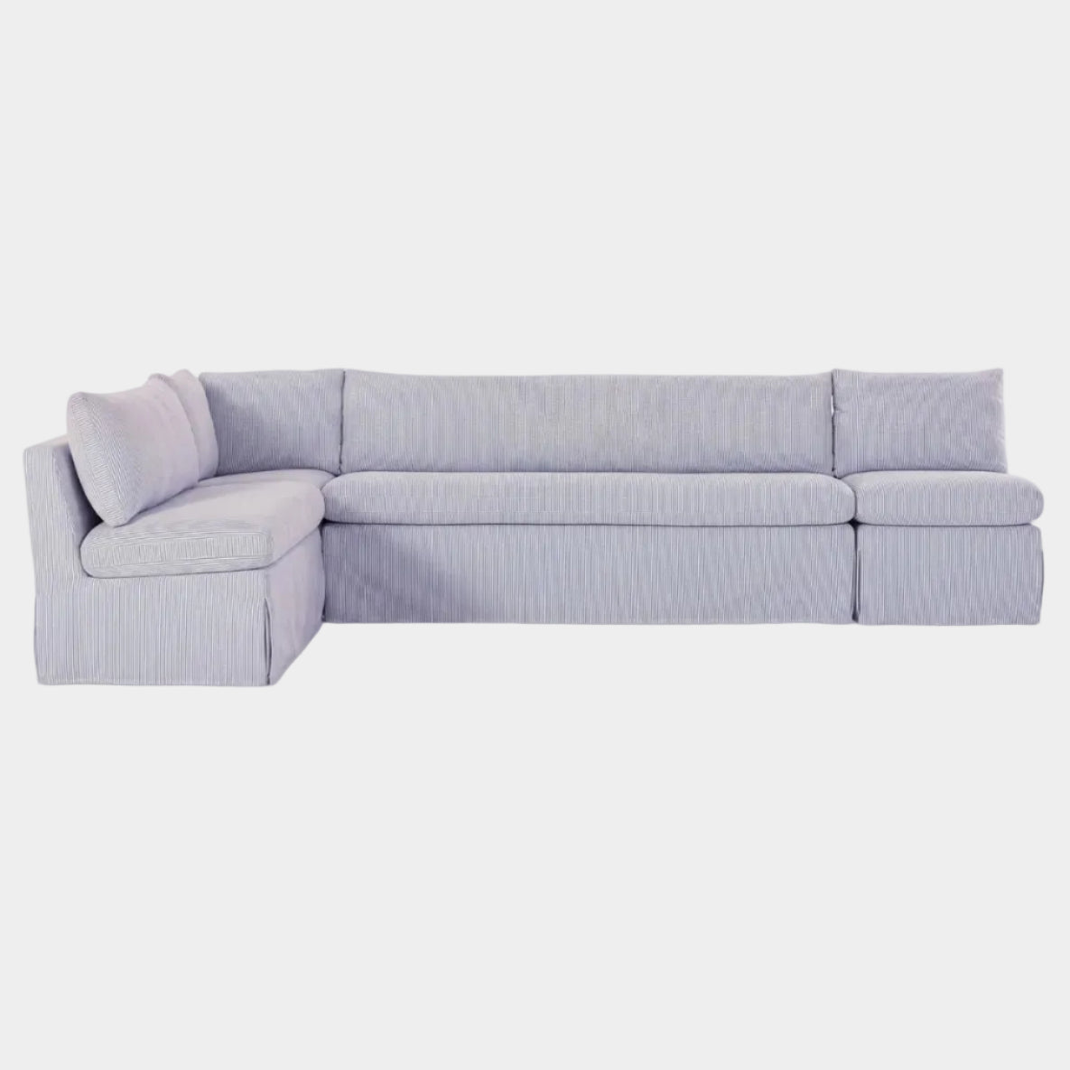 Fable Slipcover Dining Banquette L-Shape 125.5