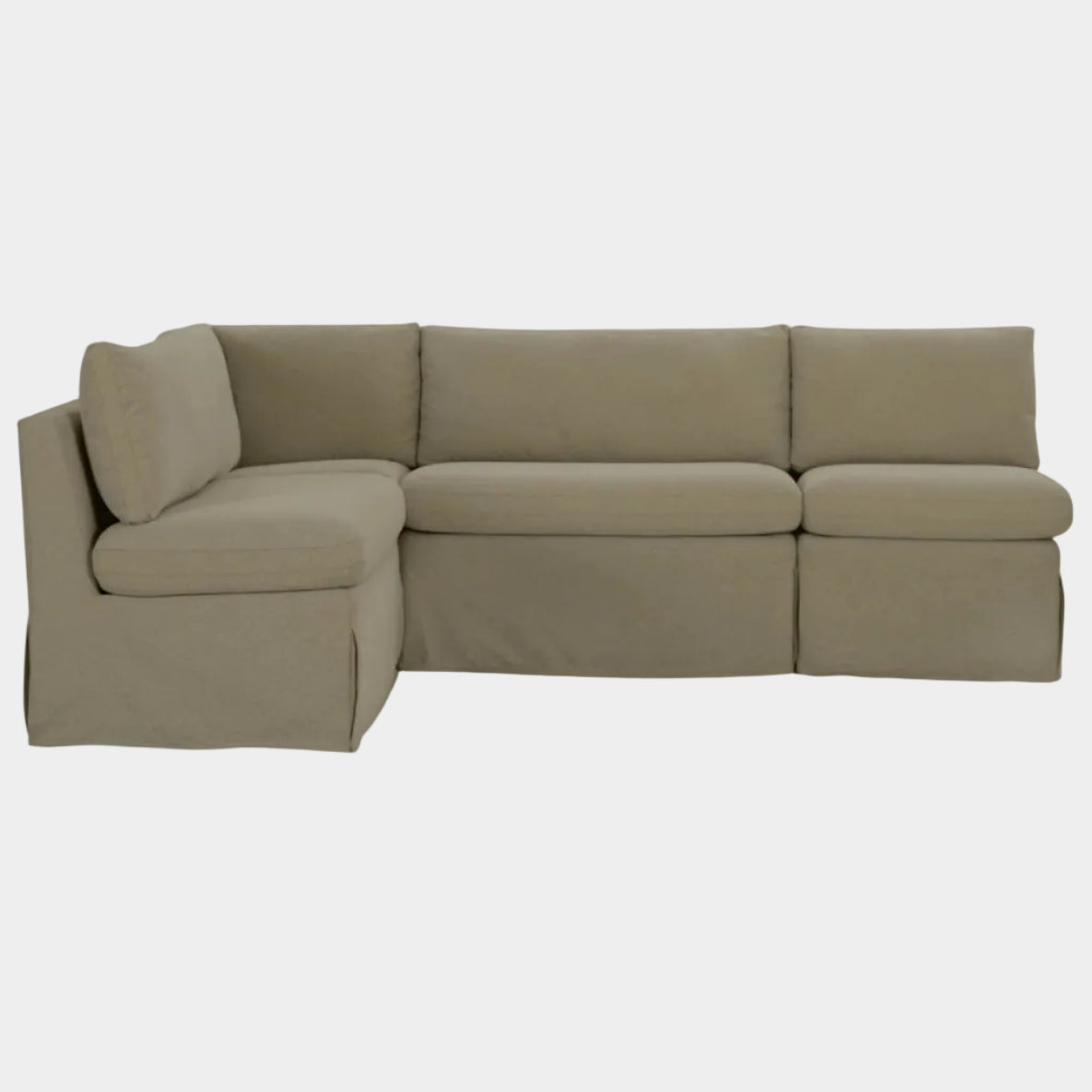 Fable Slipcover Dining Banquette L-Shape 96.0