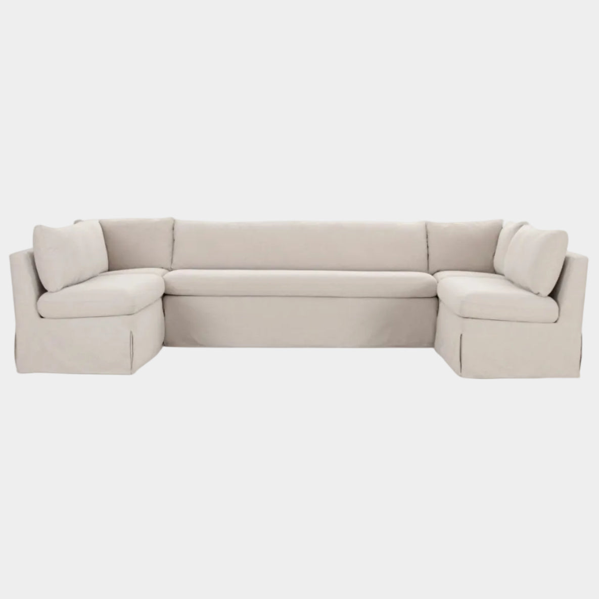 Fable Slipcover Dining Banquette U-Shape 129