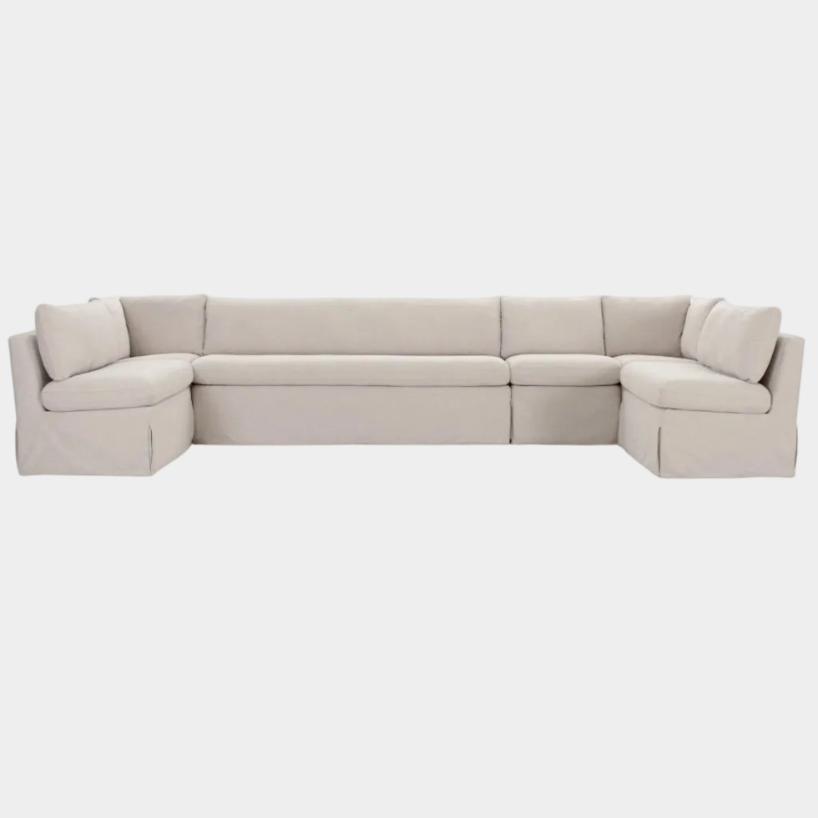 Fable Slipcover Dining Banquette U-Shape 154