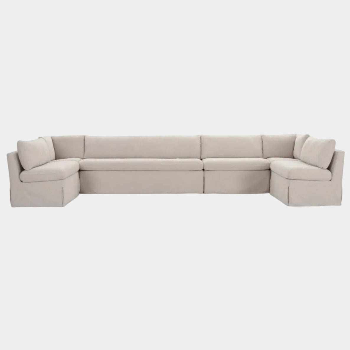 Fable Slipcover Dining Banquette U-Shape 168