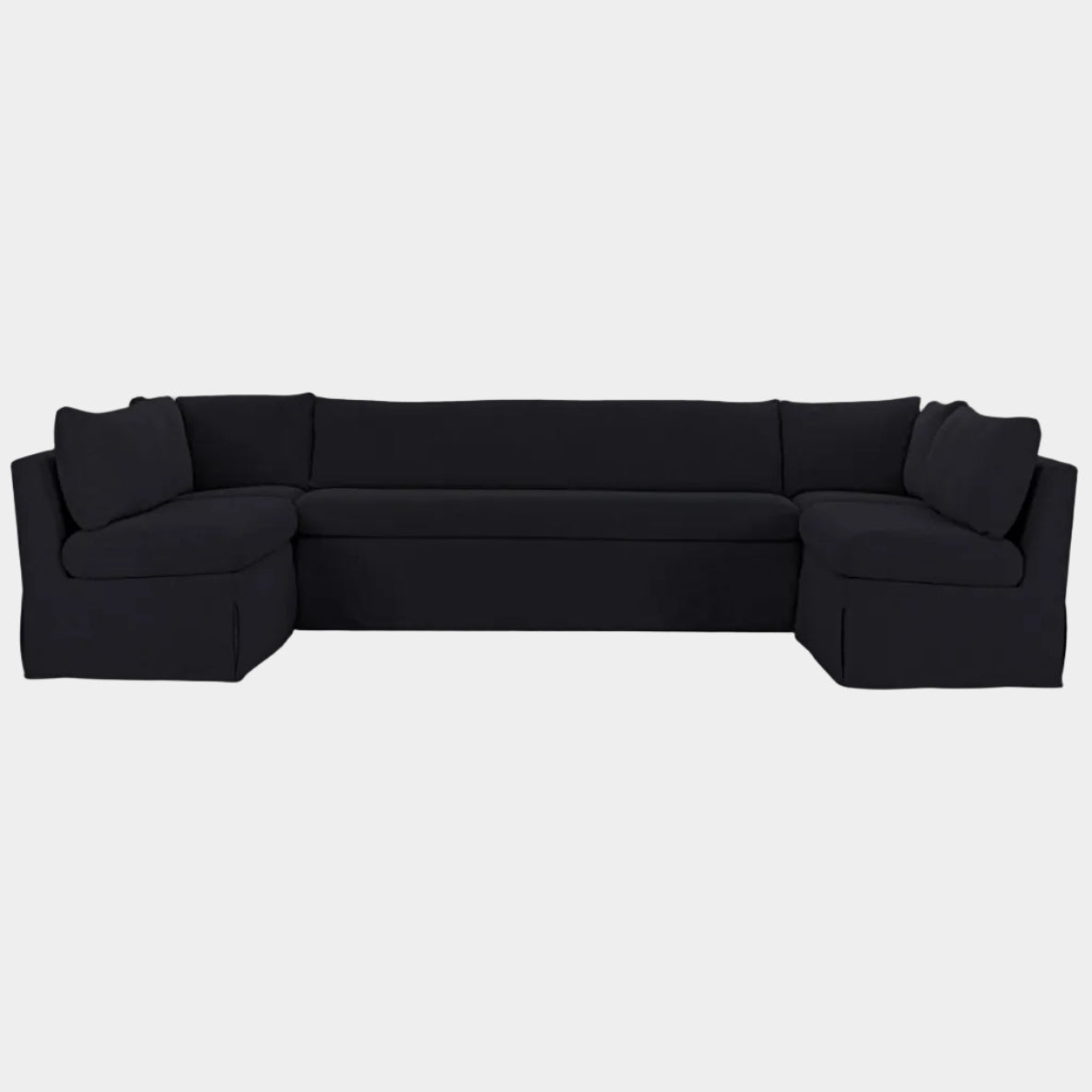 Fable Slipcover Dining Banquette U-Shape 129
