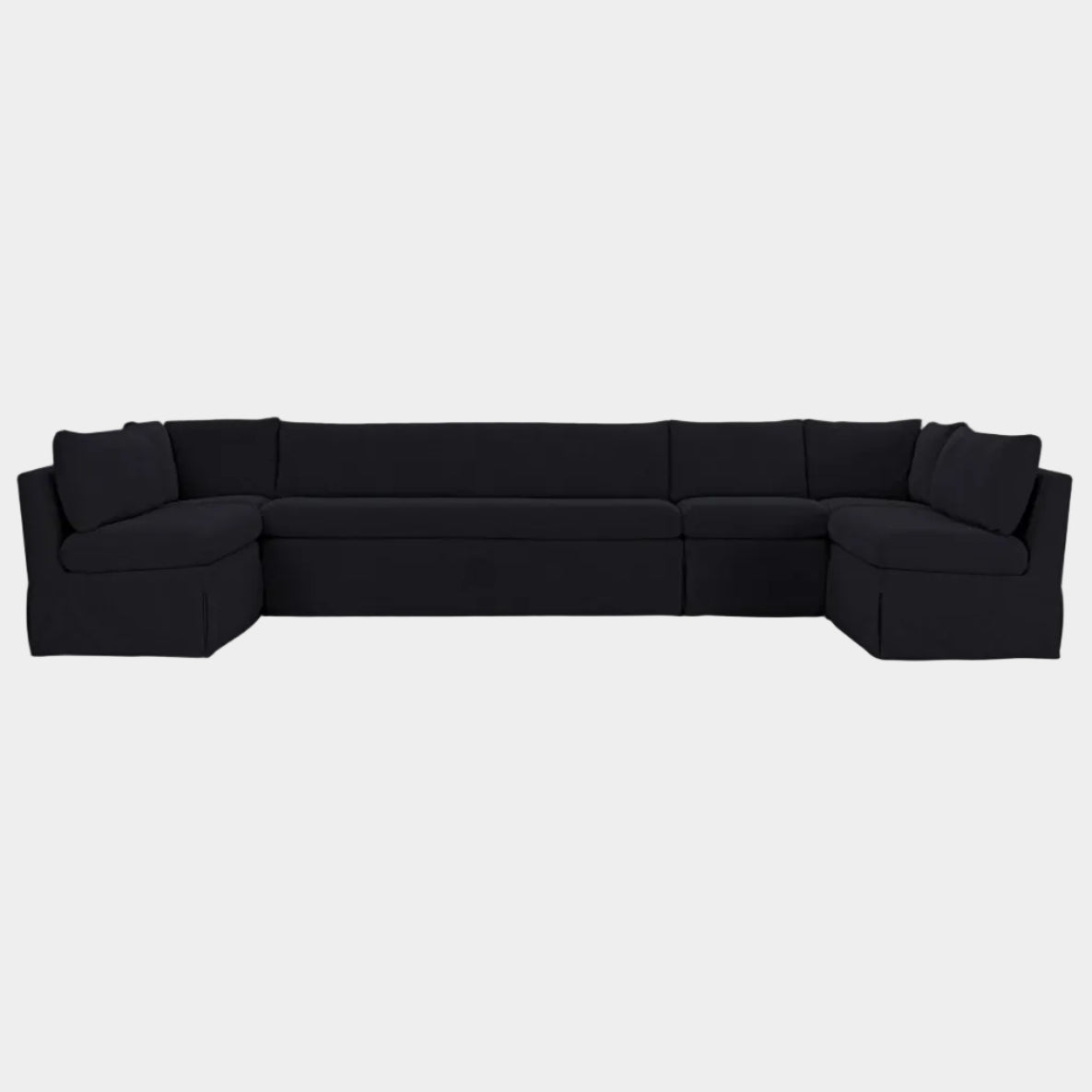 Fable Slipcover Dining Banquette U-Shape 154