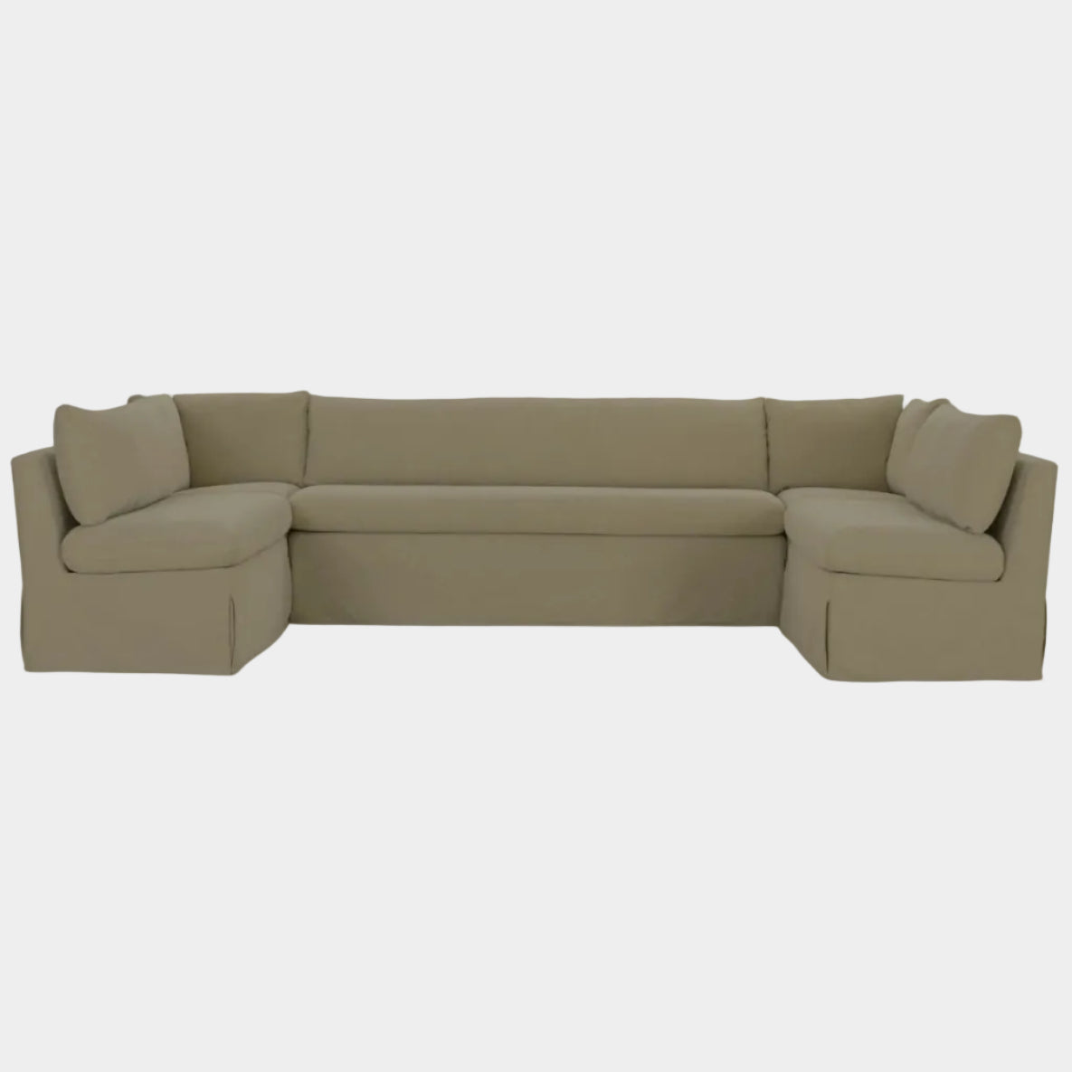 Fable Slipcover Dining Banquette U-Shape 129