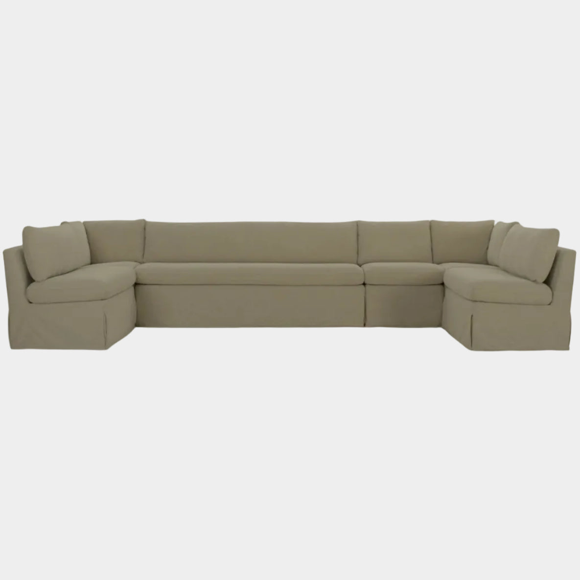 Fable Slipcover Dining Banquette U-Shape 154