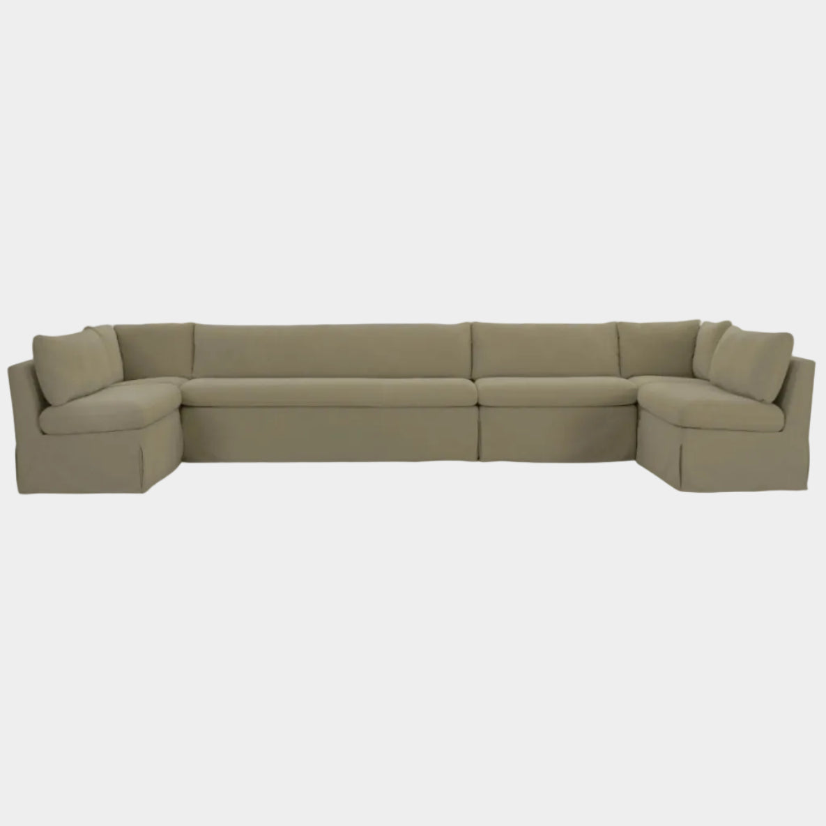 Fable Slipcover Dining Banquette U-Shape 168