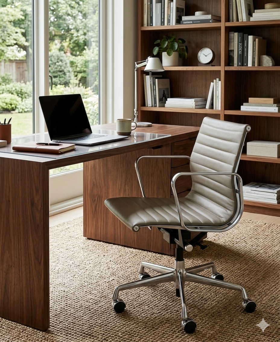 Eames Aluminum Group Management Chair - Low Back