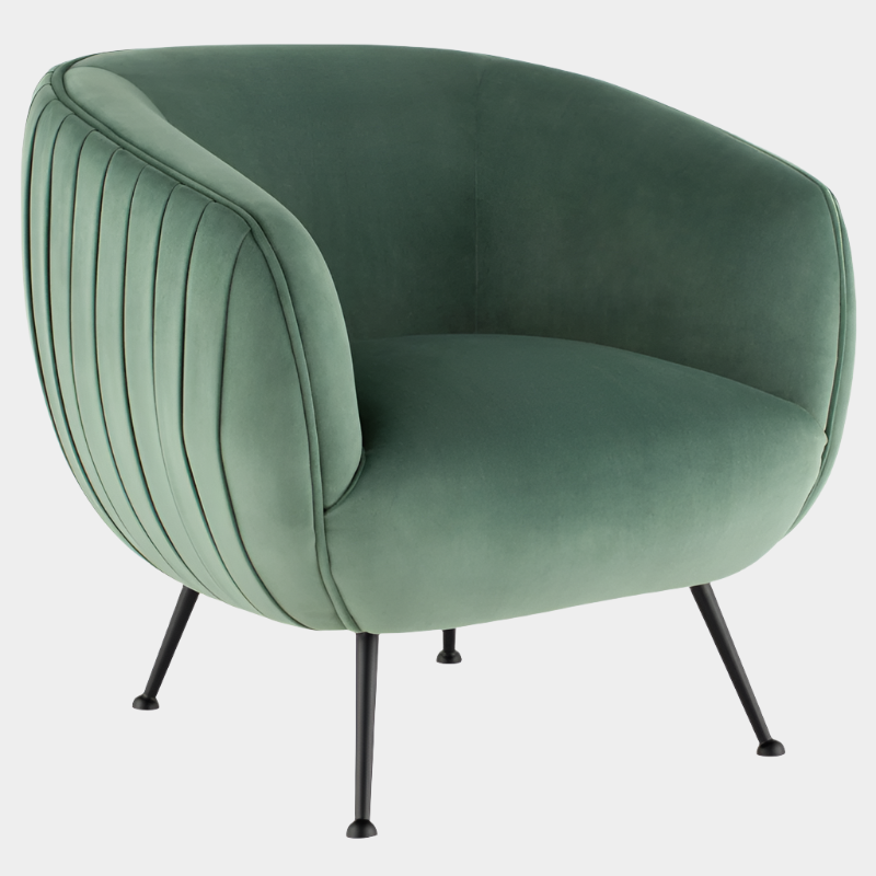 Sofia Occasional Chair - Matte Black Legs