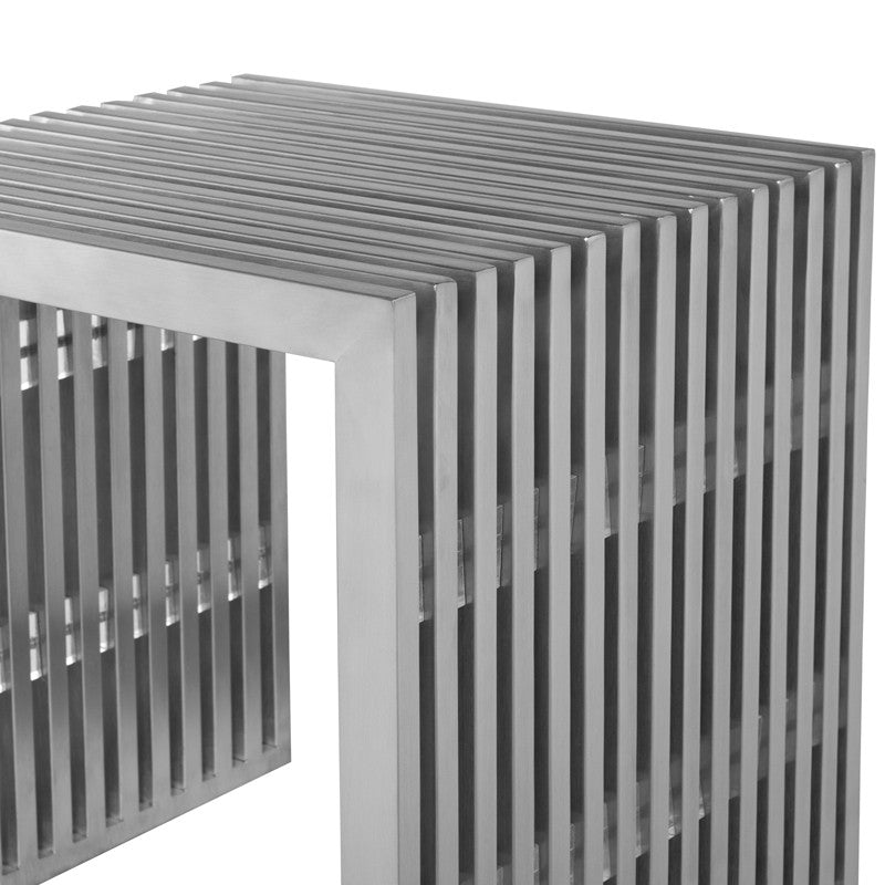 Gridiron Stainless Steel Bench - Small