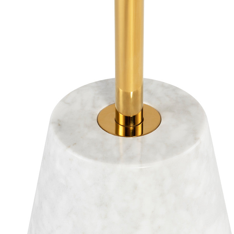 Bianca Side Table - Gold Stem