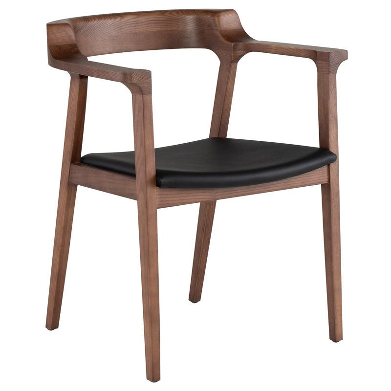 Caitlan Dining Chair (Walnut Stained Ash Frame)