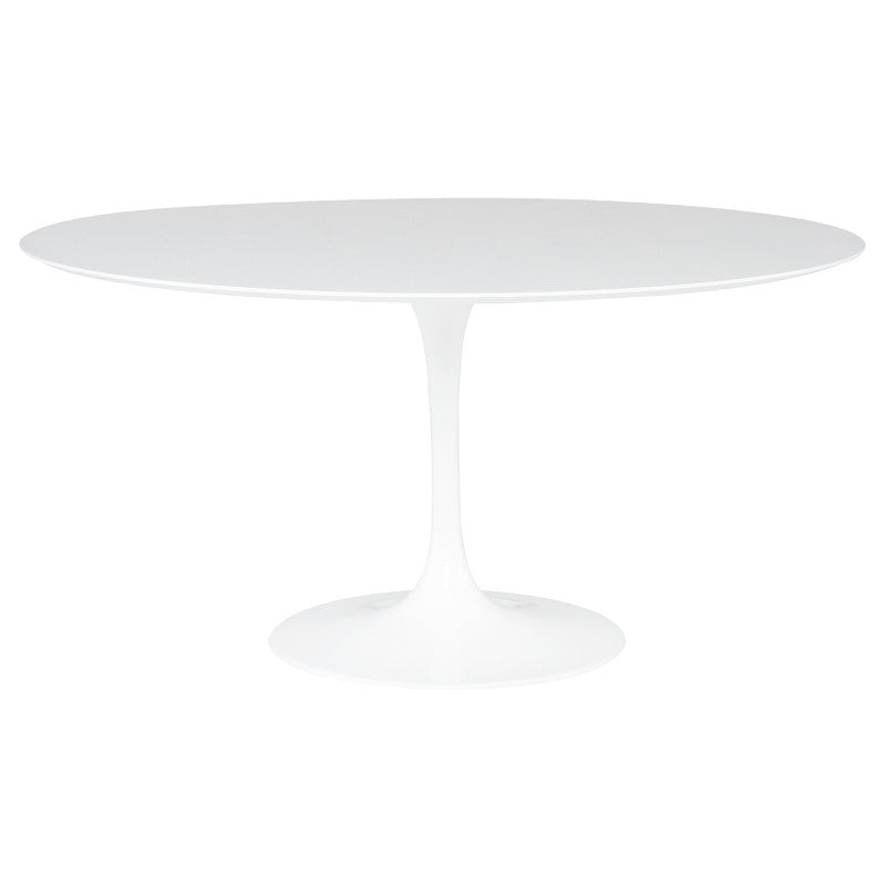 White Lacquer Tulip Dining Table (Round)