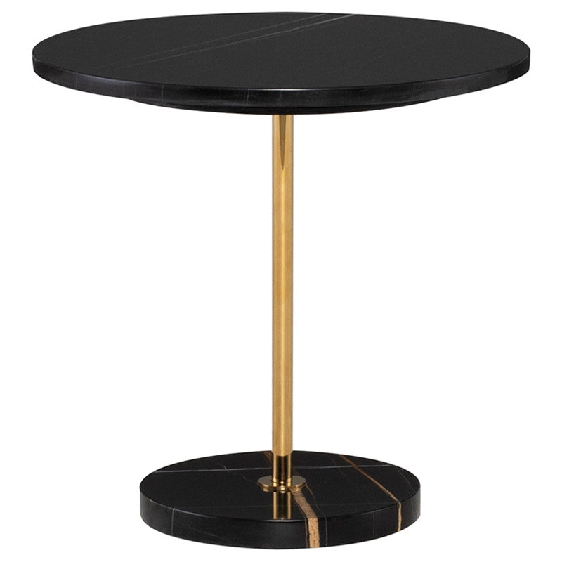 Aida Side Table - Gold Stem